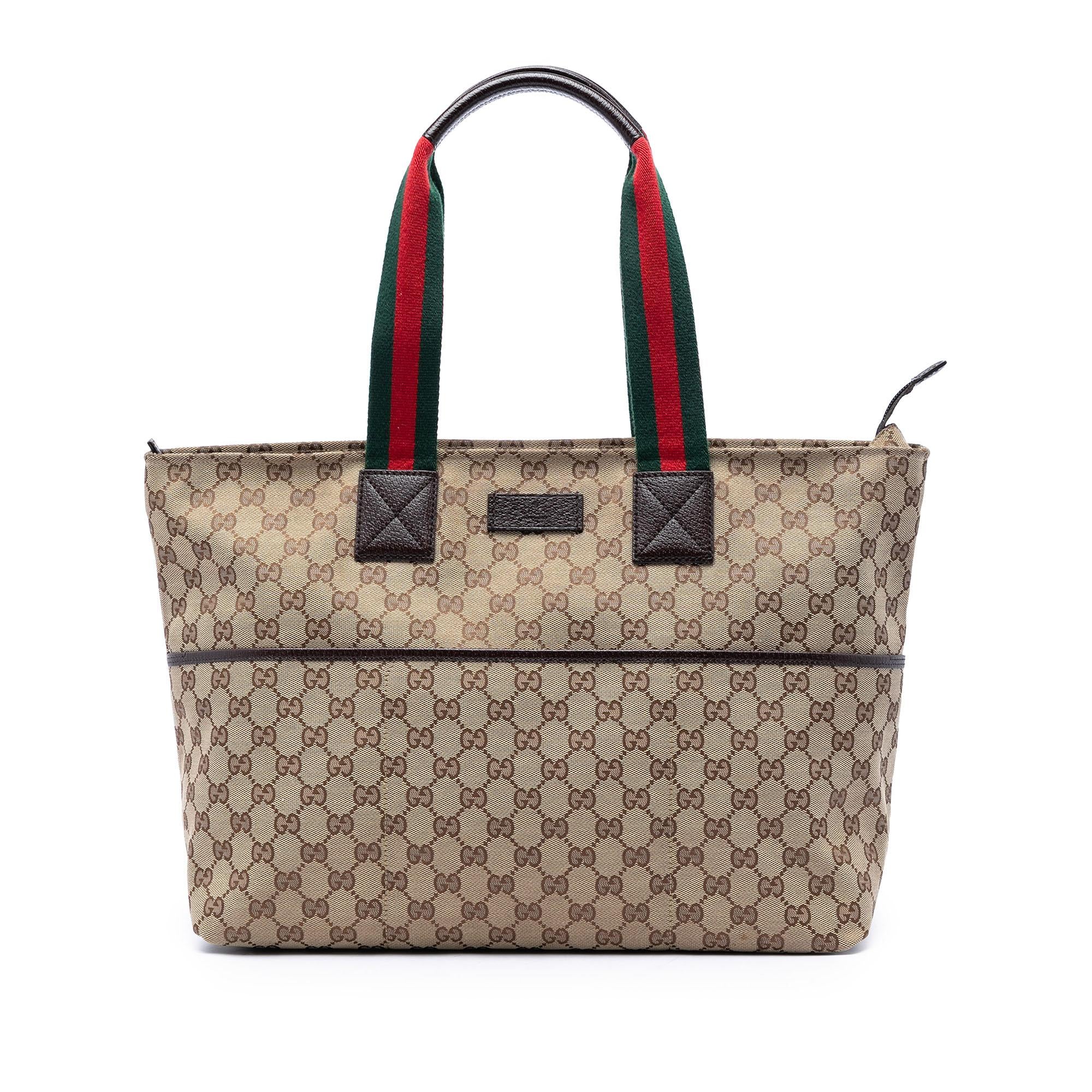 Gucci GG Canvas Web Tote