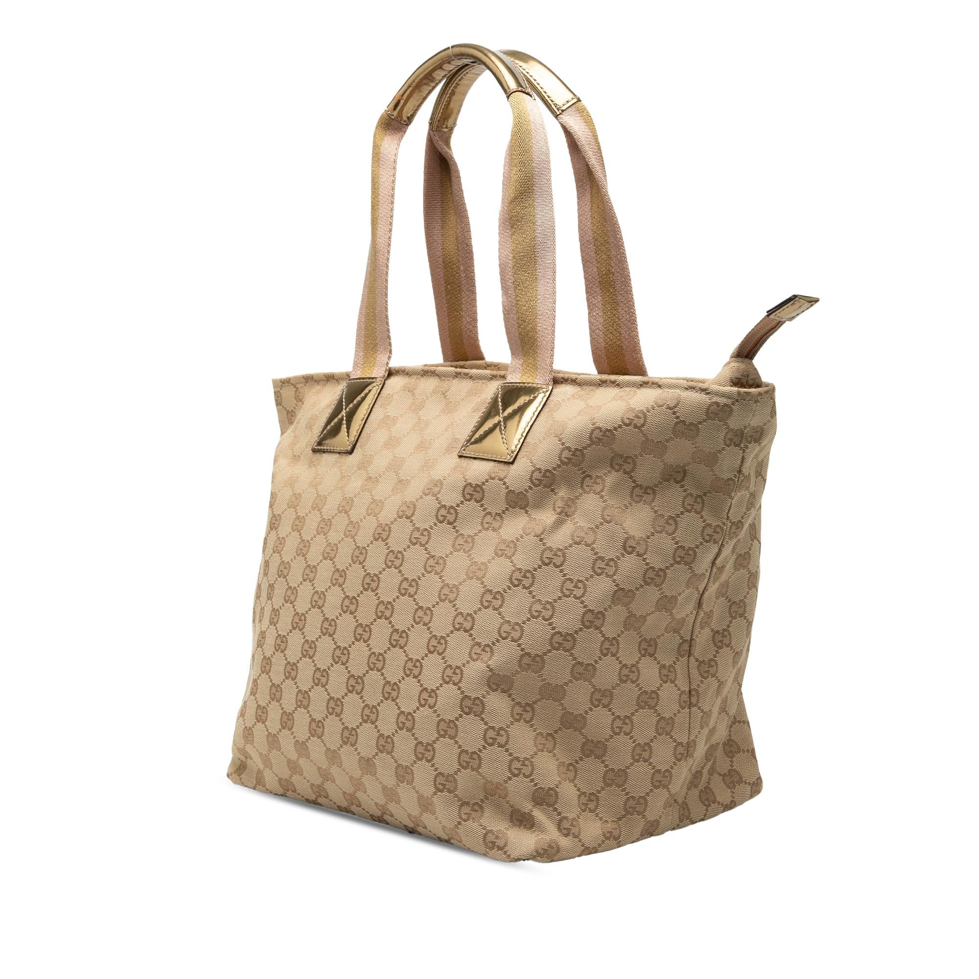 Gucci GG Canvas Web Tote