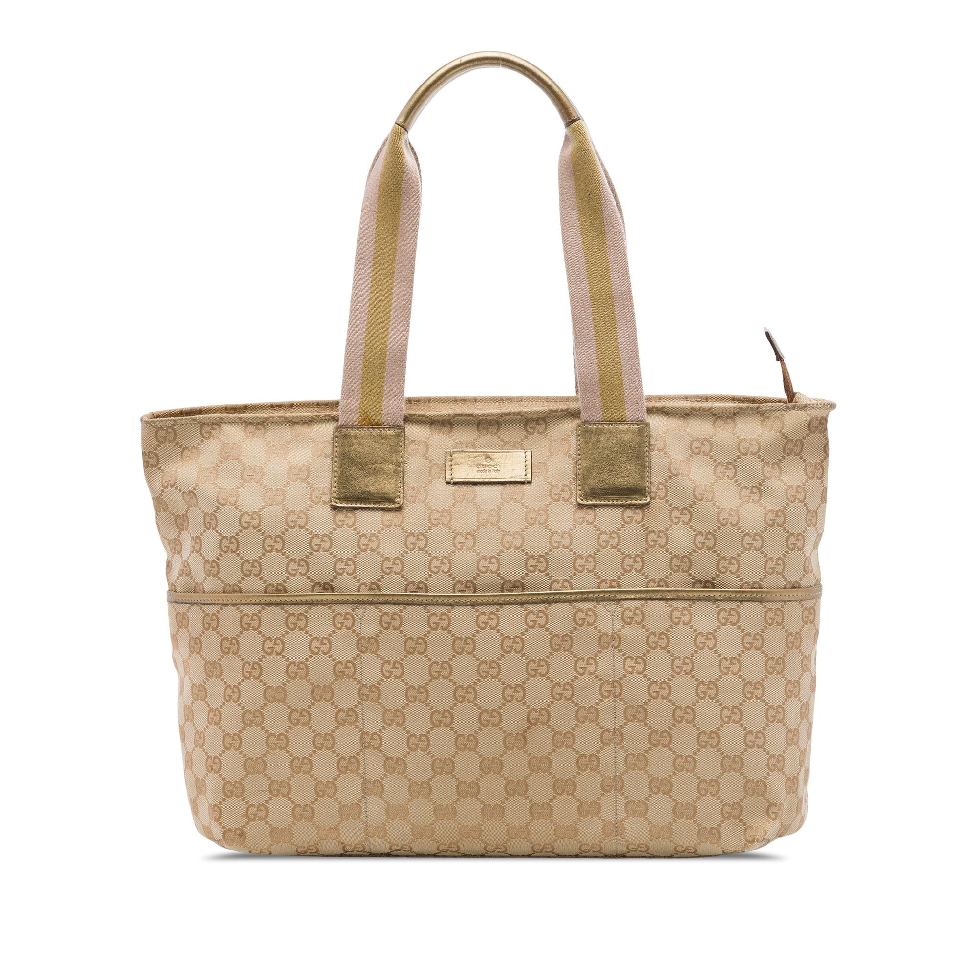 Gucci GG Canvas Web Tote
