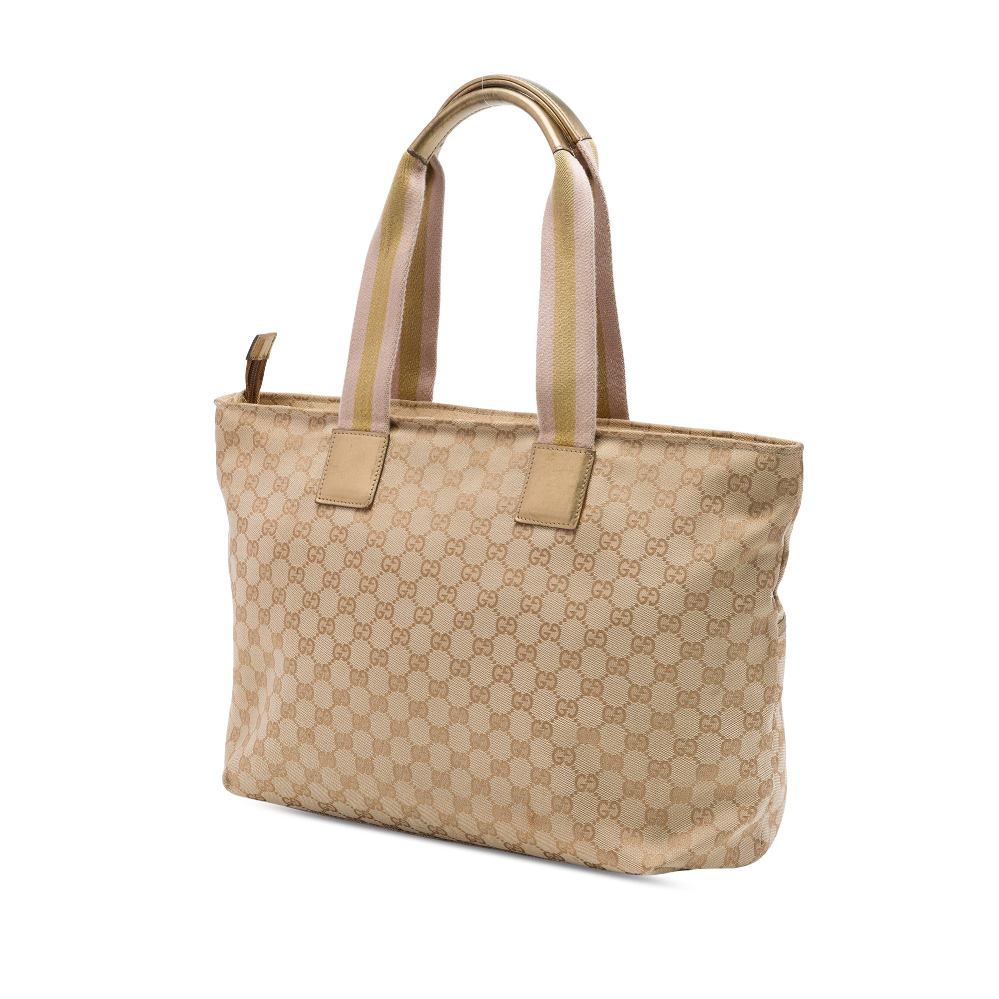 Gucci GG Canvas Web Tote