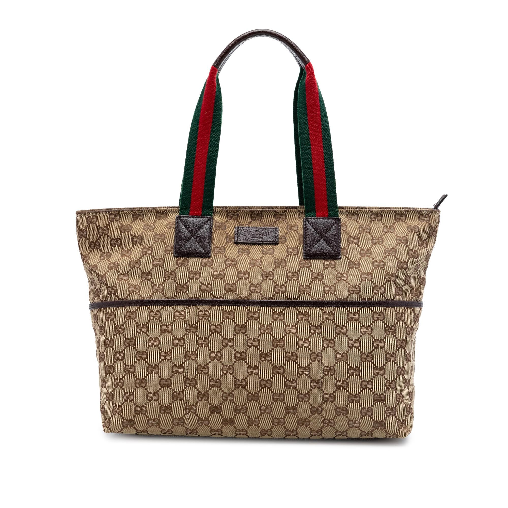 Gucci GG Canvas Web Tote