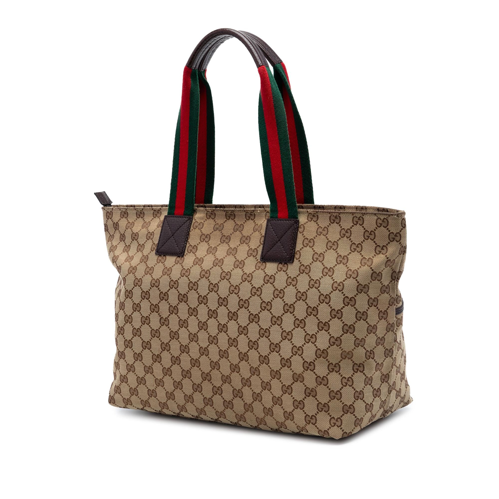 Gucci GG Canvas Web Tote