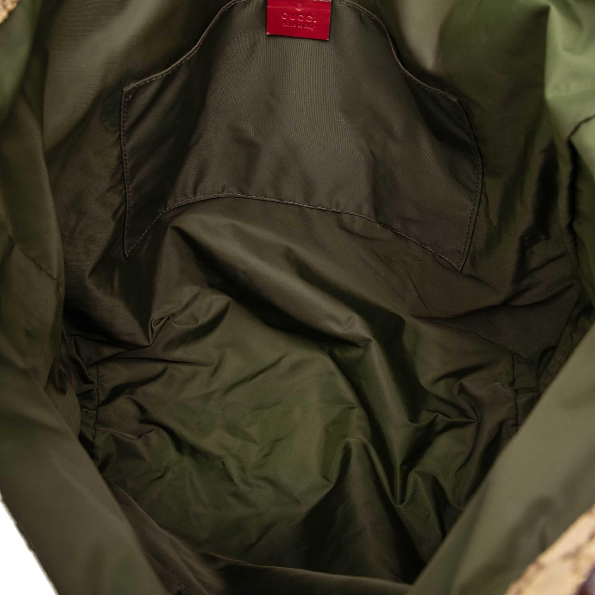 Gucci GG Canvas Web Tote