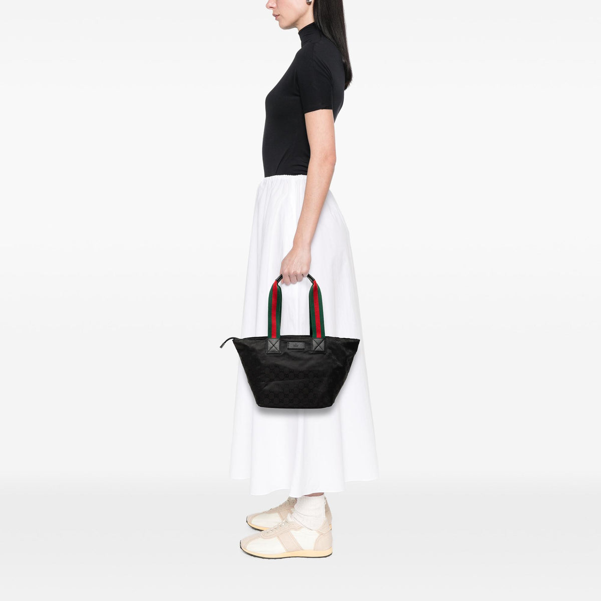 Gucci GG Canvas Web Tote