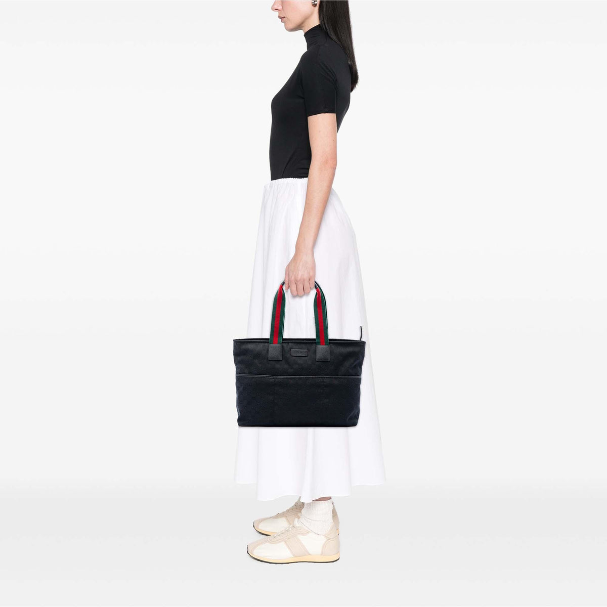 Gucci GG Canvas Web Tote
