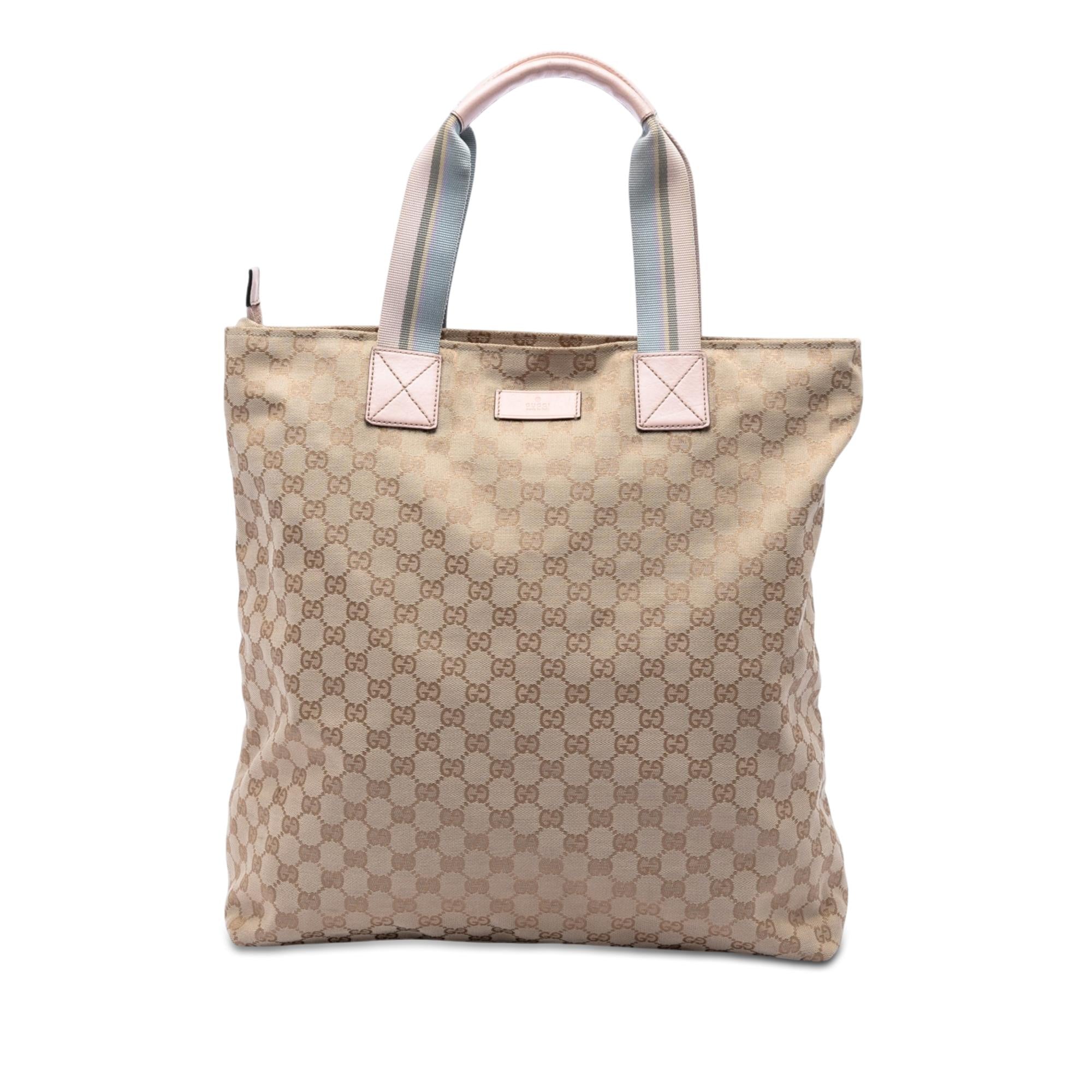 Gucci GG Canvas Web Vertical Tote