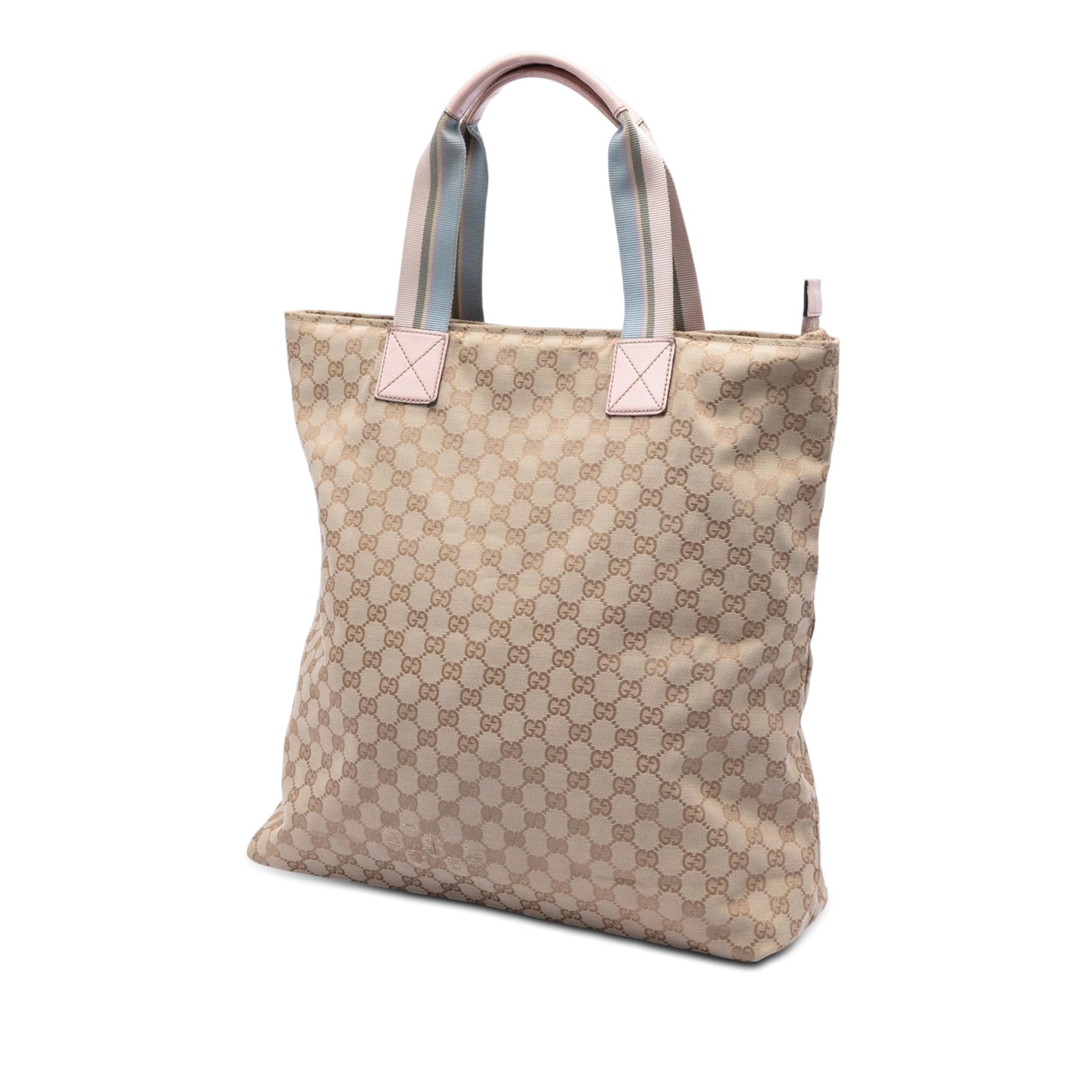 Gucci GG Canvas Web Vertical Tote
