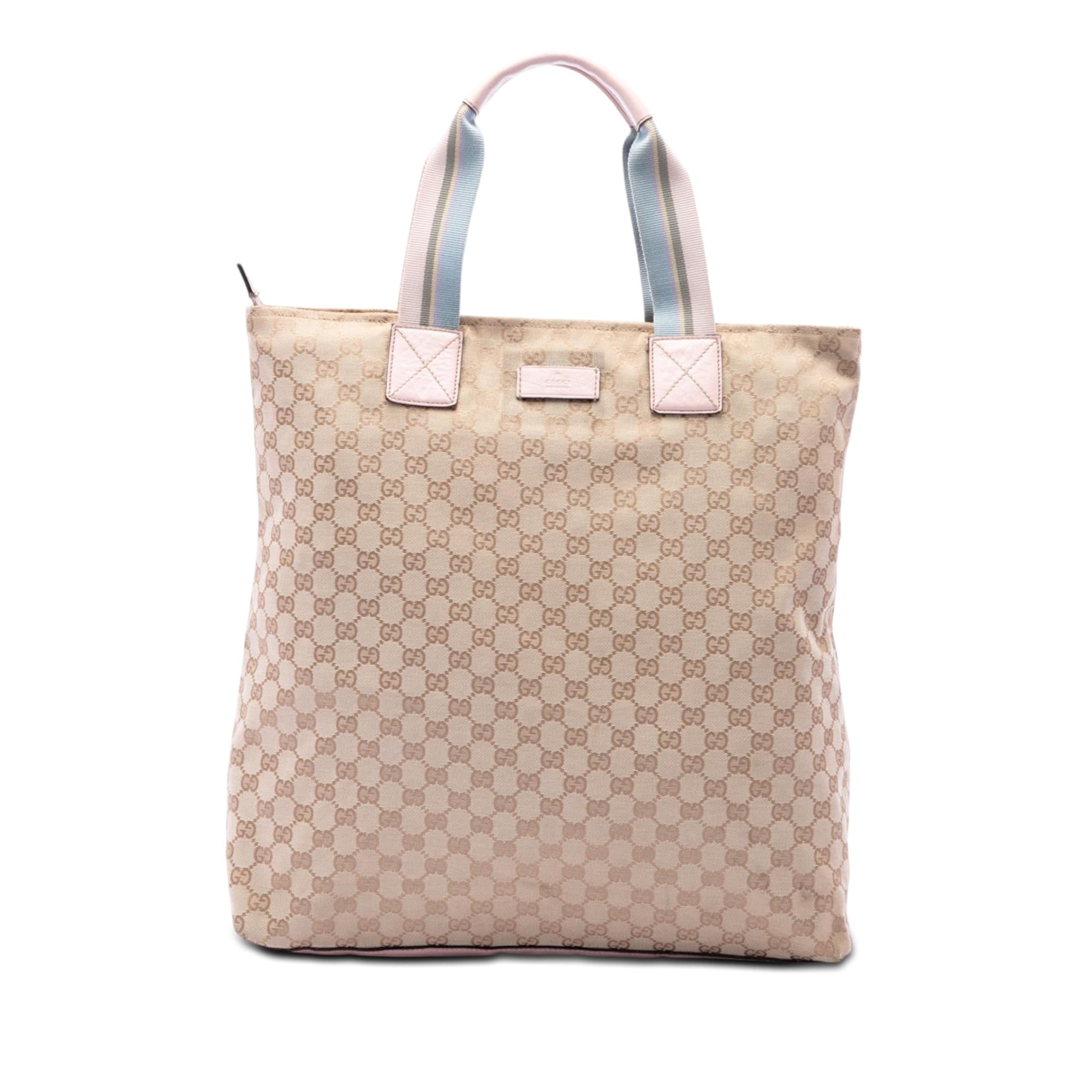 Gucci GG Canvas Web Vertical Tote