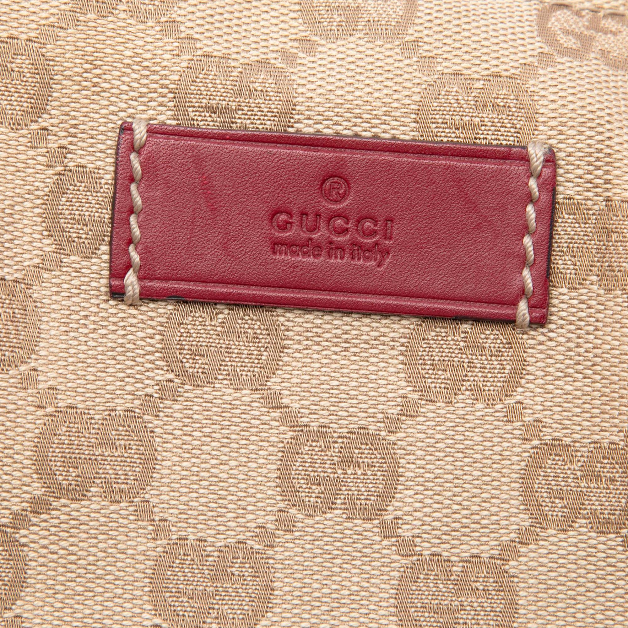 Gucci GG Canvas Web Vertical Tote
