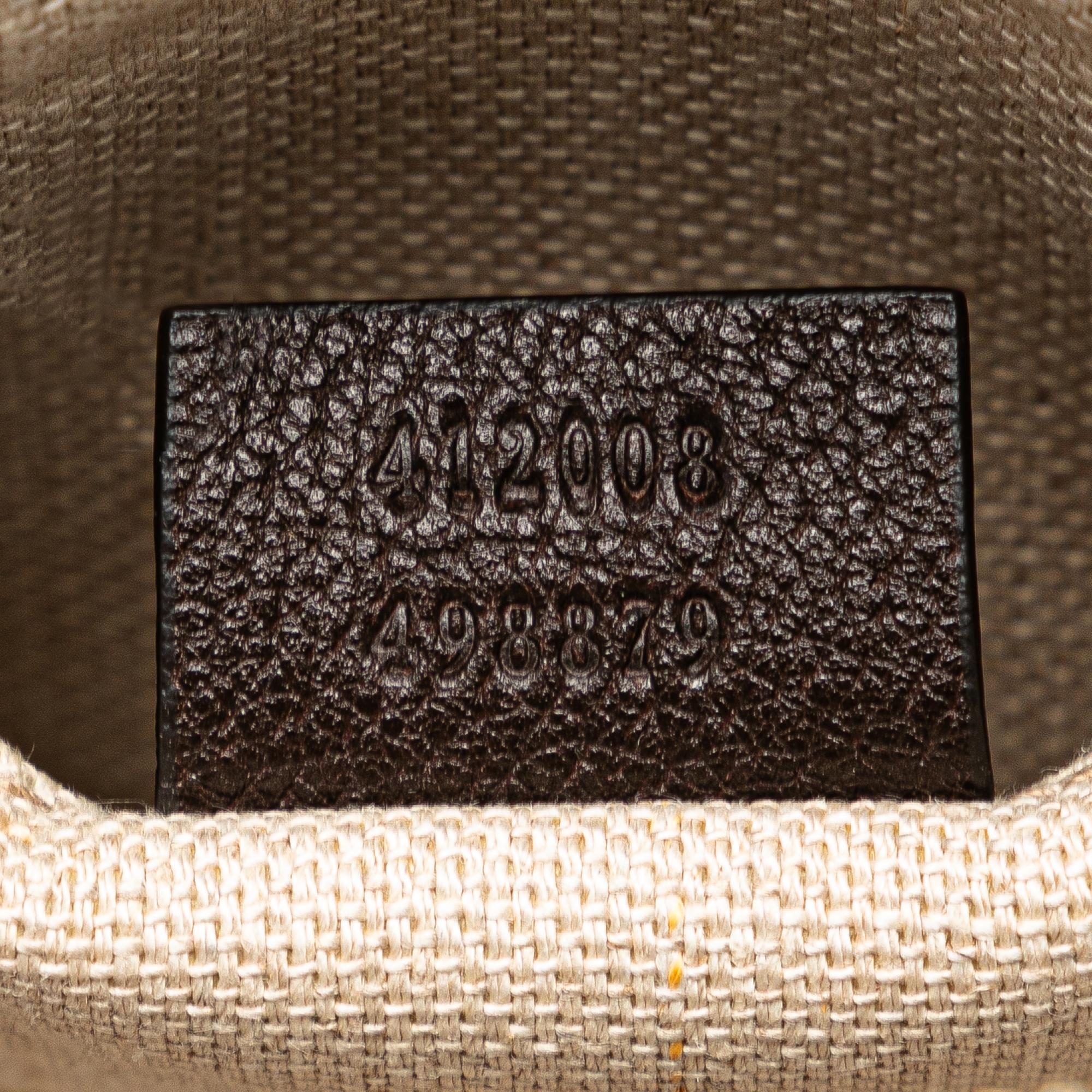 Gucci GG Canvas Webby Bee Crossbody (SHG-5e2Nmh)