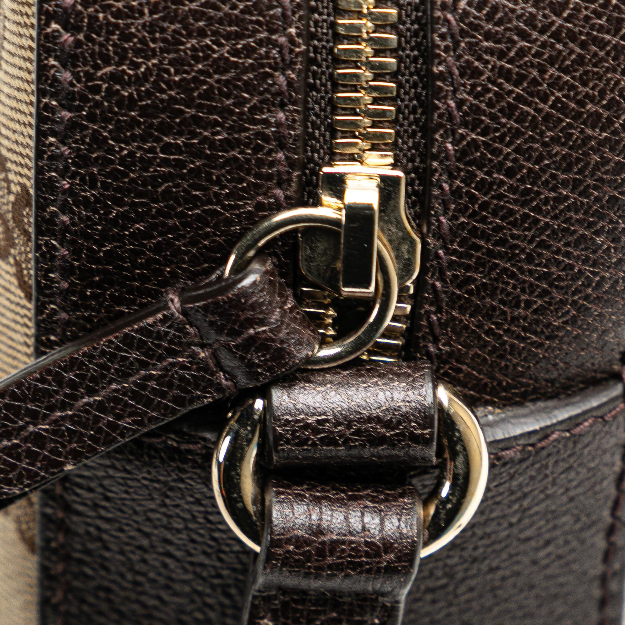 Gucci GG Canvas Webby Bee Crossbody (SHG-5e2Nmh)