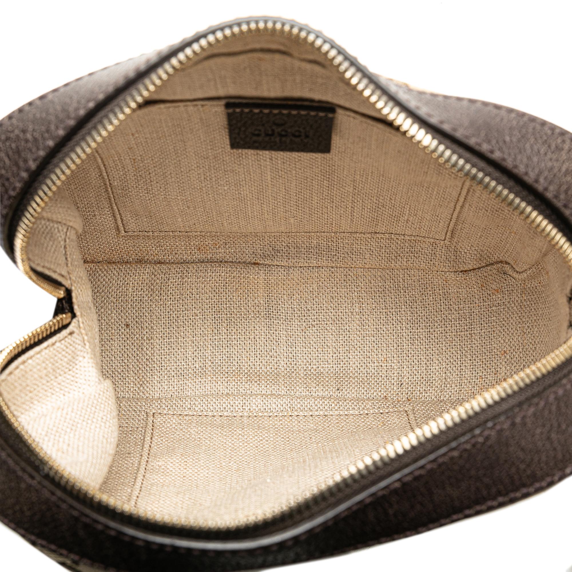 Gucci GG Canvas Webby Bee Crossbody (SHG-5e2Nmh)