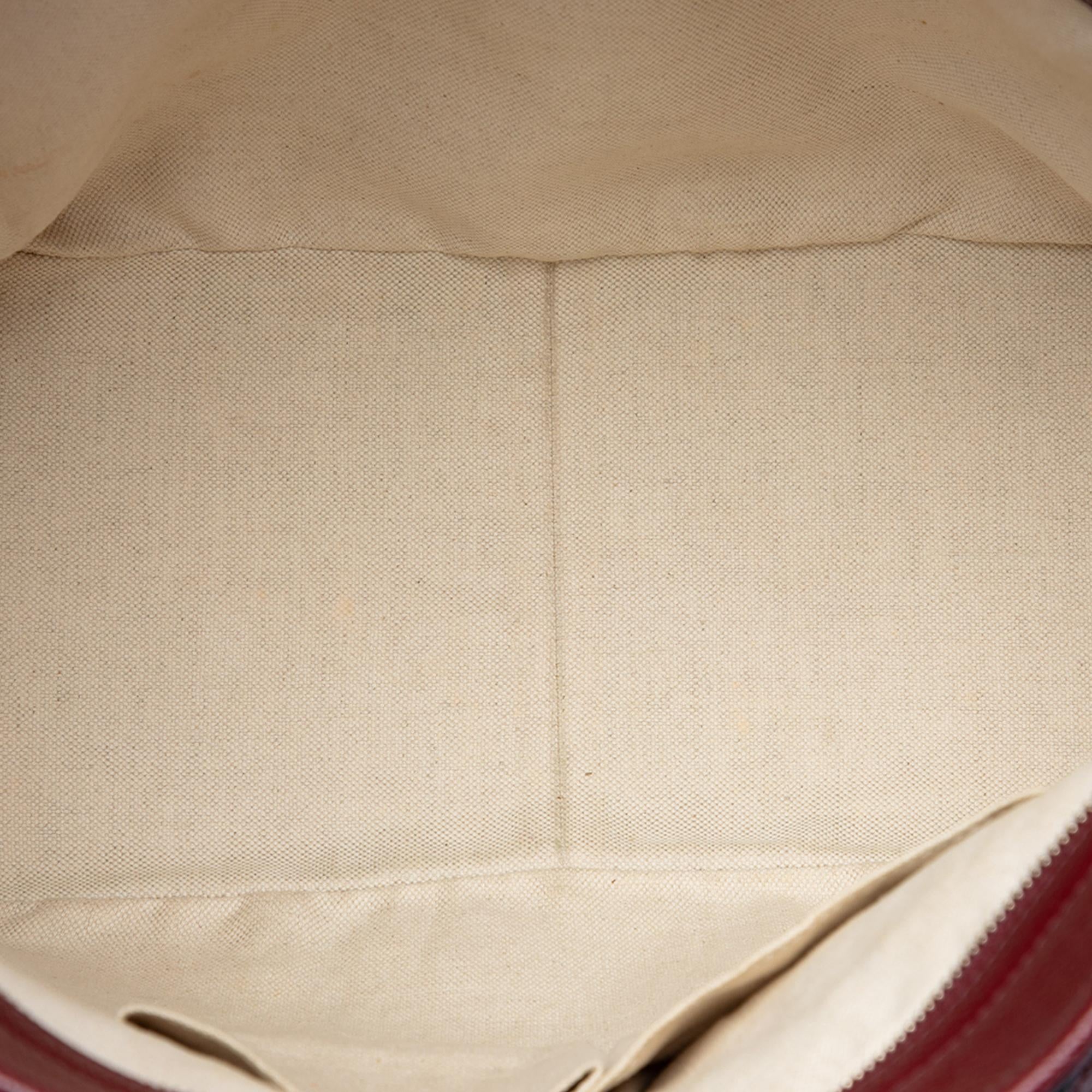 Gucci GG Canvas and Calfskin Bree Tote