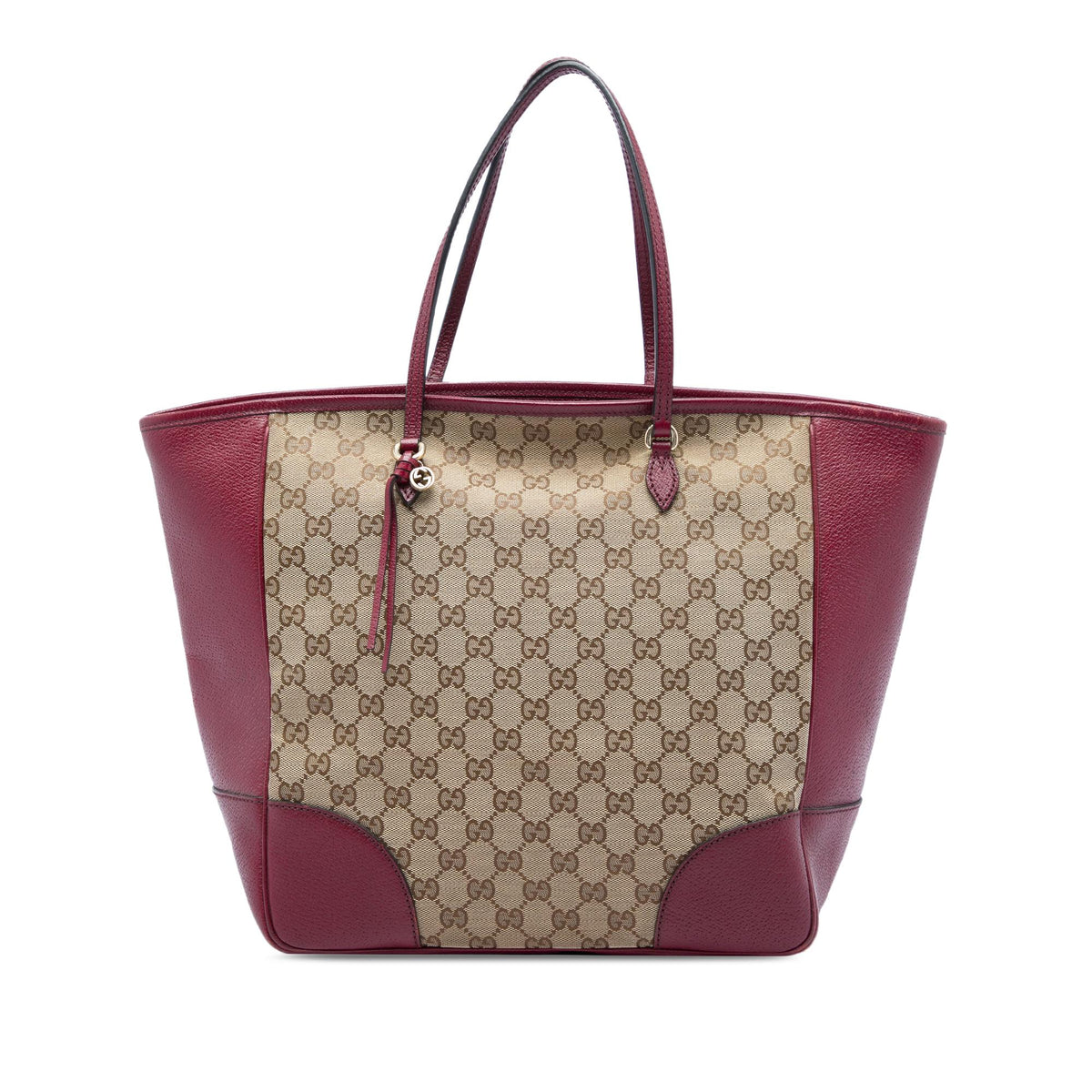 Gucci GG Canvas and Calfskin Bree Tote