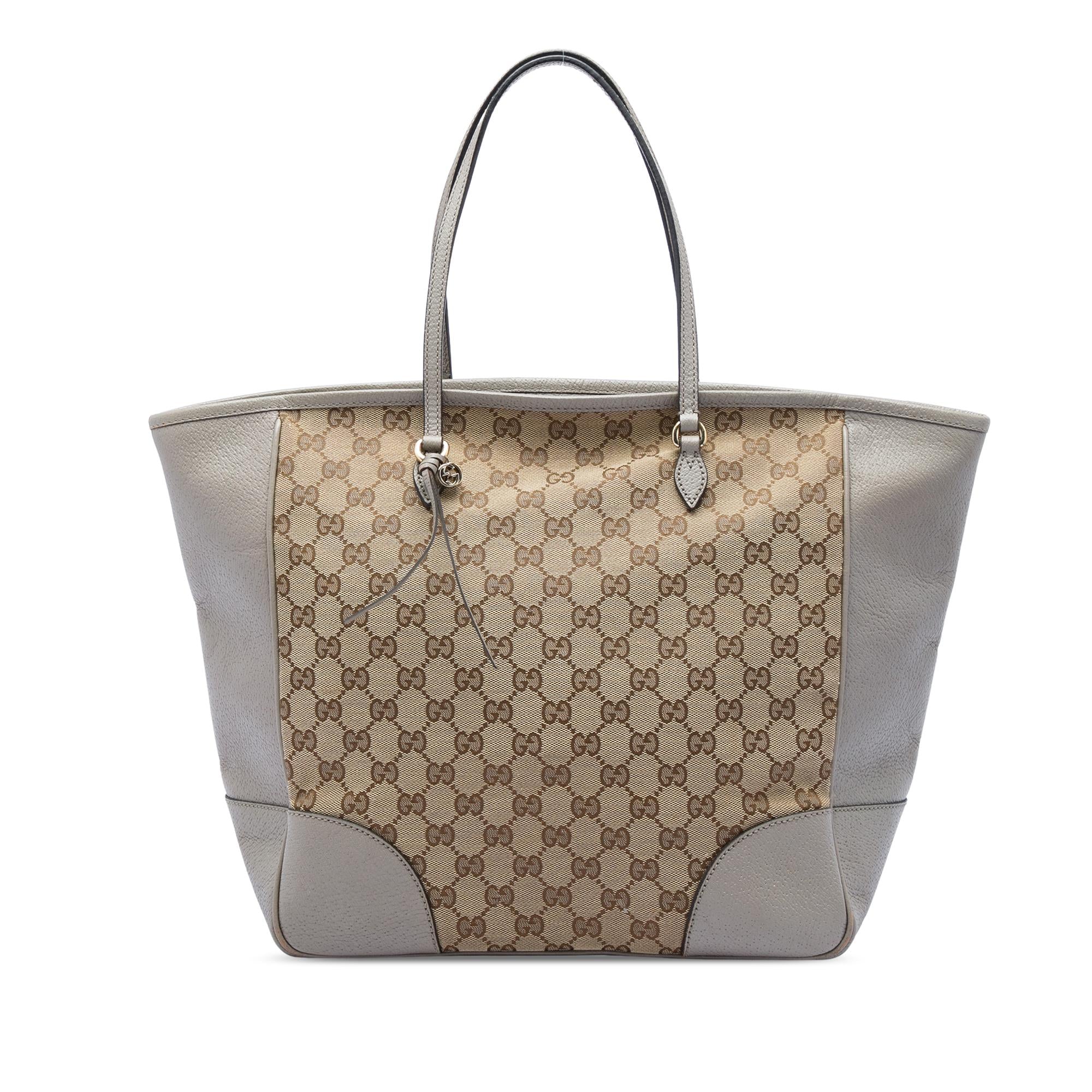 Gucci GG Canvas and Leather Bree Tote