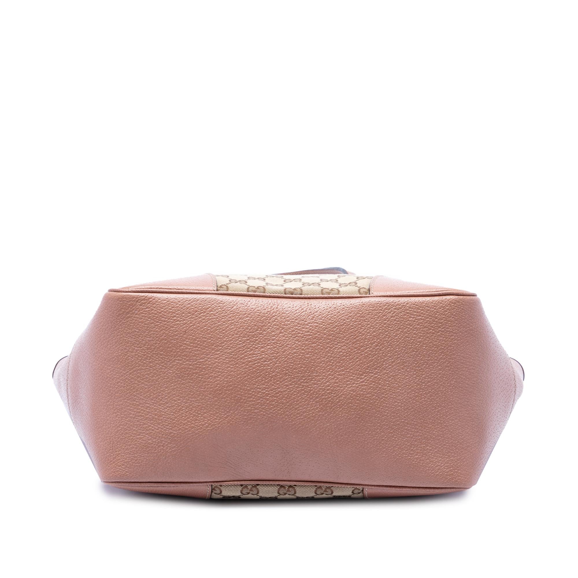 Gucci GG Canvas and Leather Bree Tote