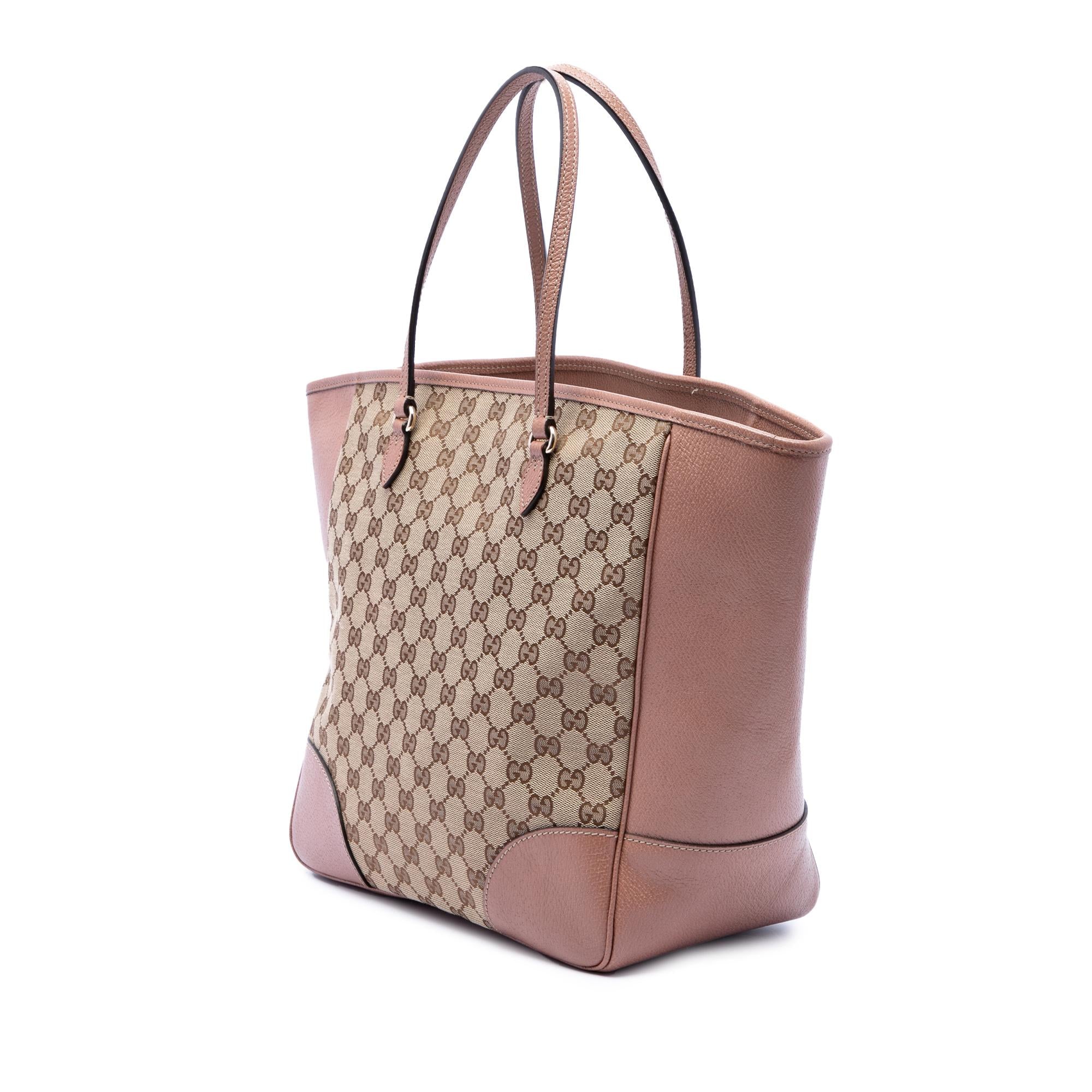 Gucci GG Canvas and Leather Bree Tote