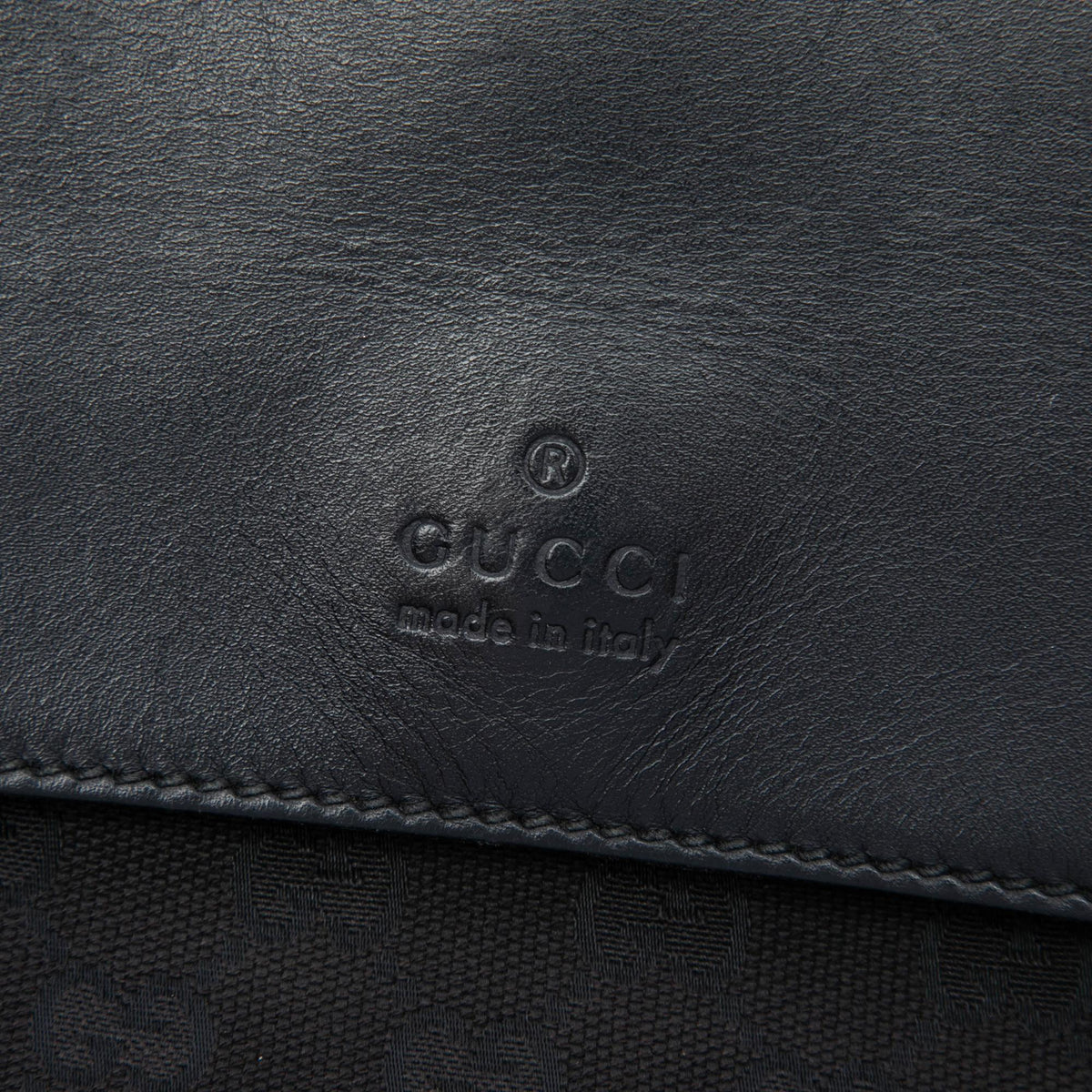 Gucci GG Canvas and Leather Web Belt Bag