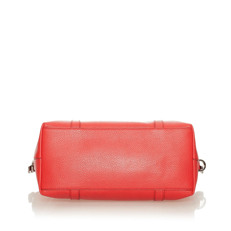 Gucci GG Charm Dome Leather Handbag (SHG-27273)