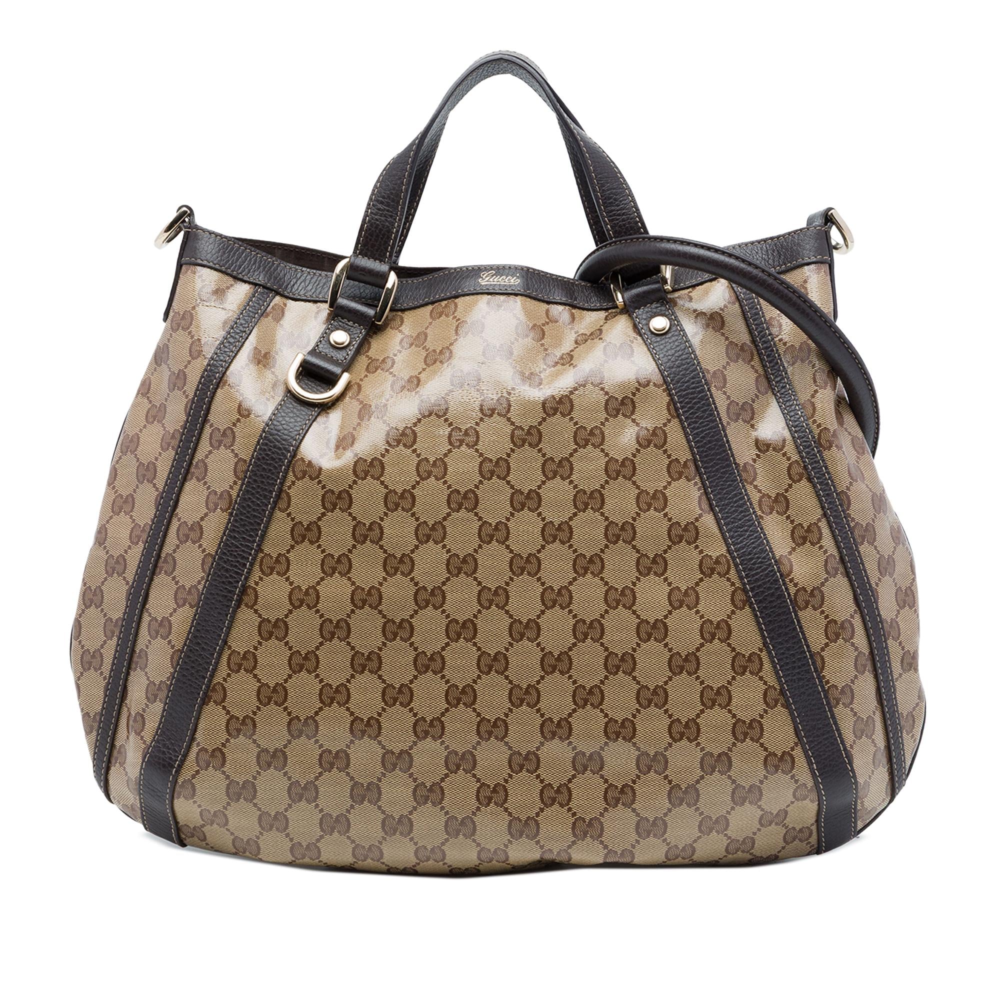 Gucci GG Crystal Abbey D Ring Convertible Tote
