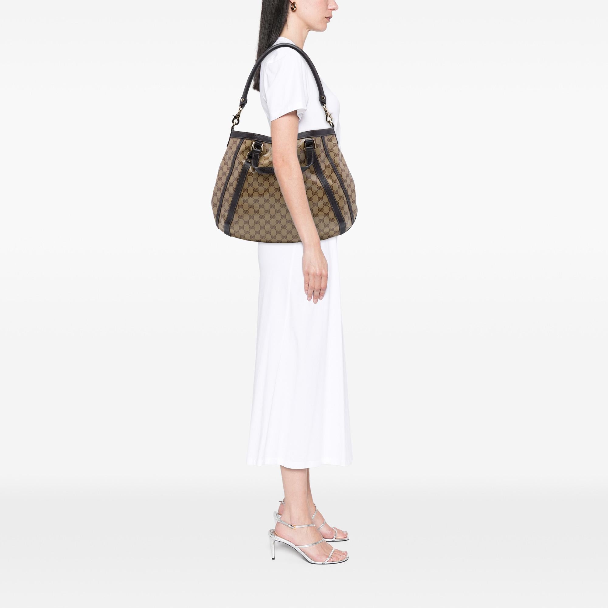 Gucci GG Crystal Abbey D Ring Convertible Tote