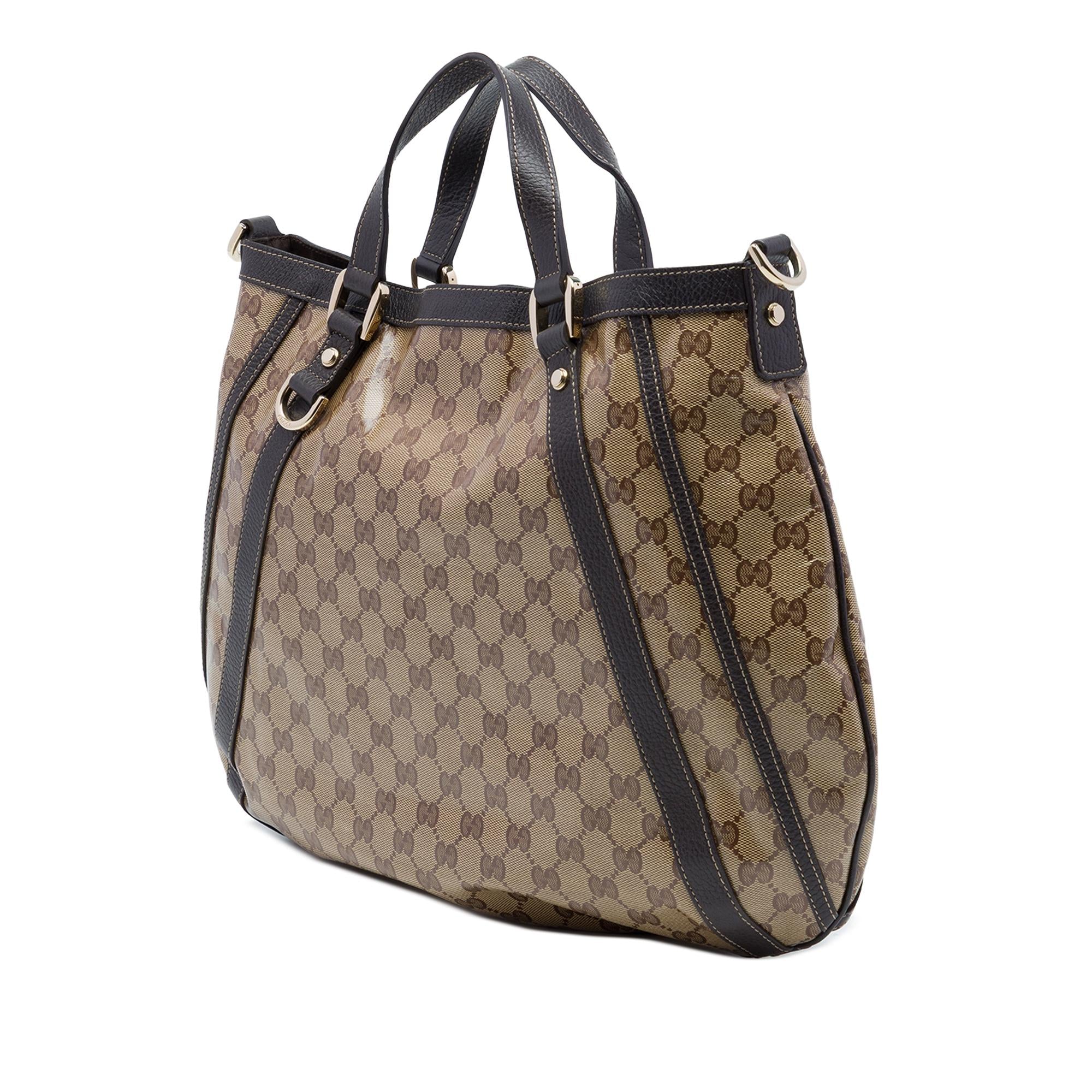 Gucci GG Crystal Abbey D Ring Convertible Tote
