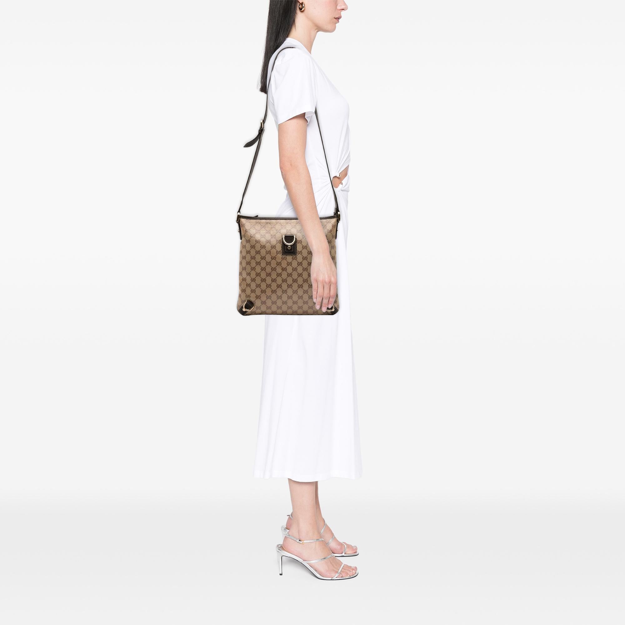 Gucci GG Crystal Abbey D Ring Crossbody