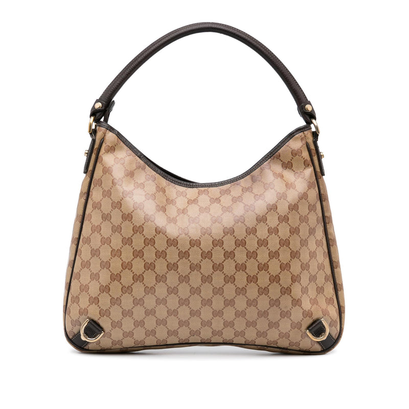 Gucci GG Crystal Abbey D-Ring Shoulder Bag (SHG-OyA3NC)