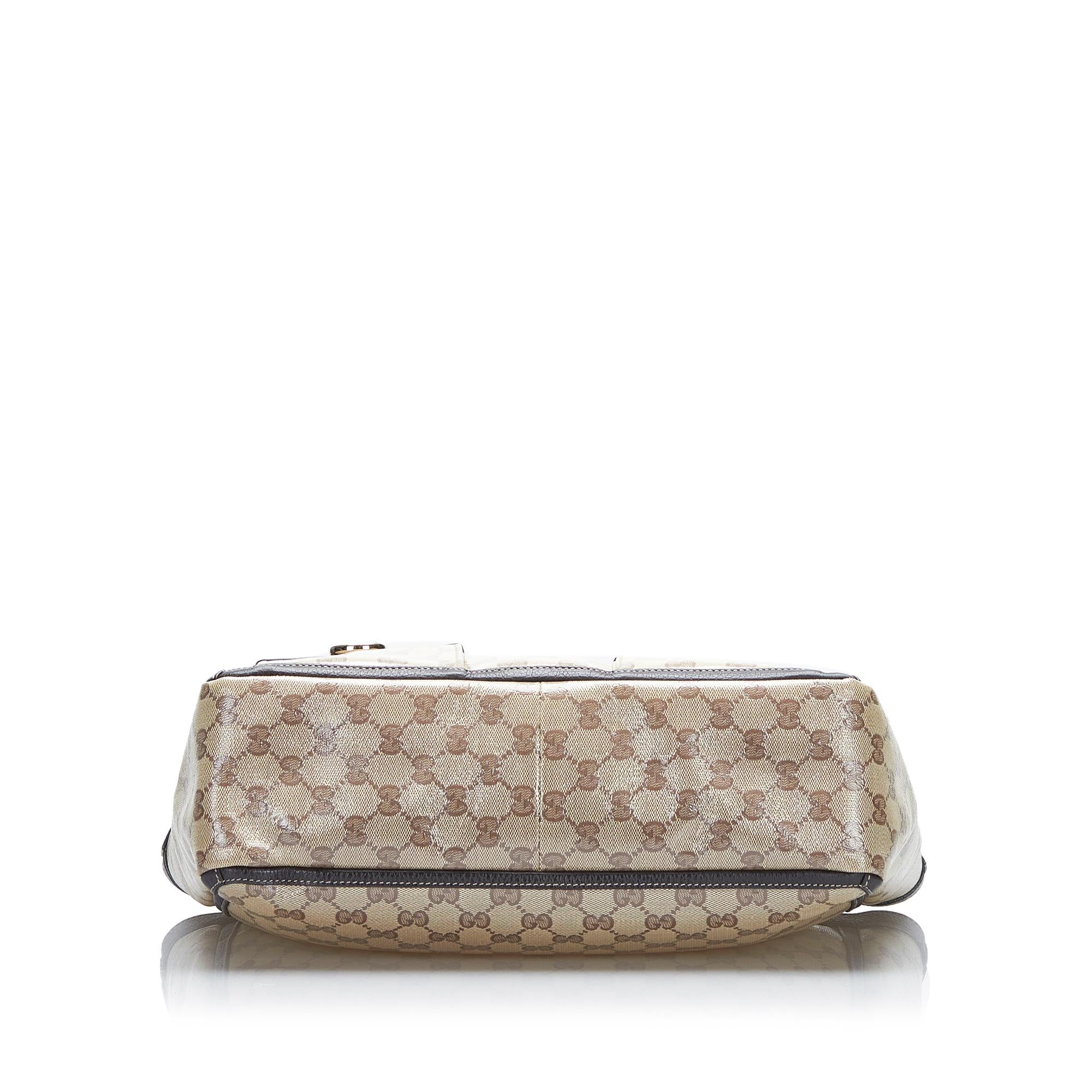Gucci GG Crystal Abbey Pocket Tote Bag (SHG-HEx0Bk)