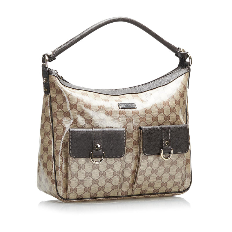 Gucci GG Crystal Abbey Shoulder Bag (SHG-RbiUo2)