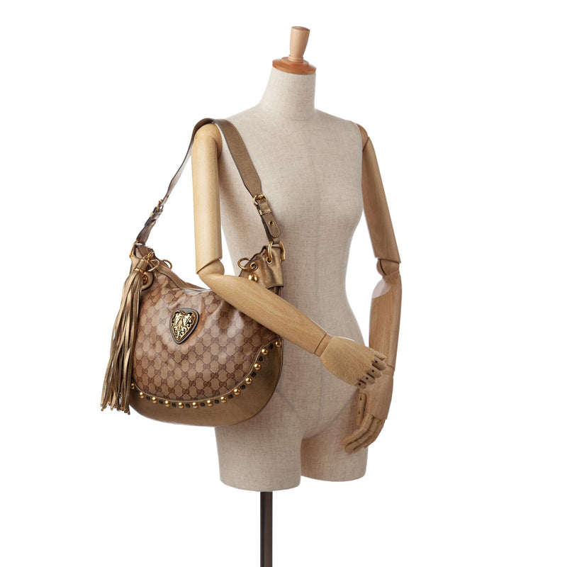 Gucci GG Crystal Babouska Heart SHG cylFYH LuxeDH