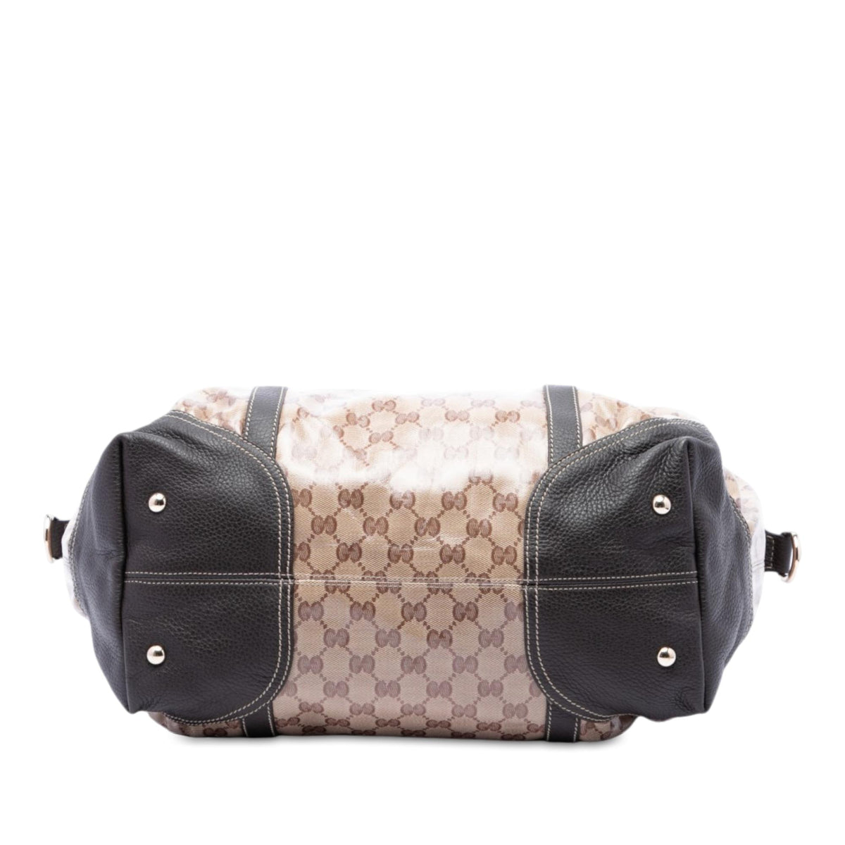 Gucci GG Crystal Horsebit Nail Boston Bag