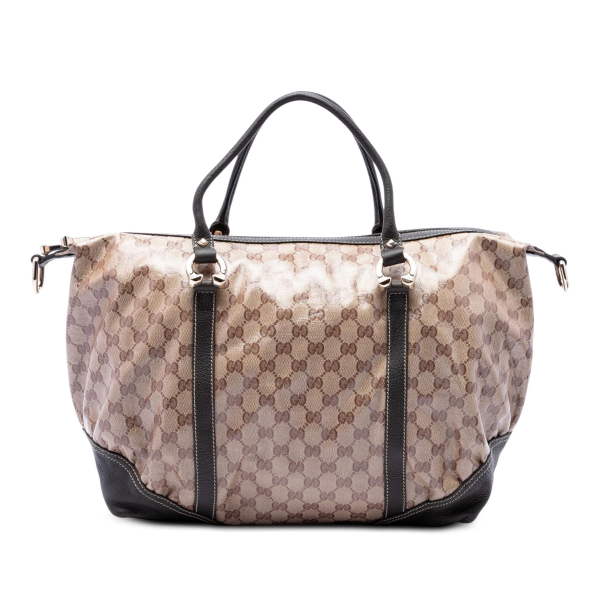 Gucci GG Crystal Horsebit Nail Boston Bag