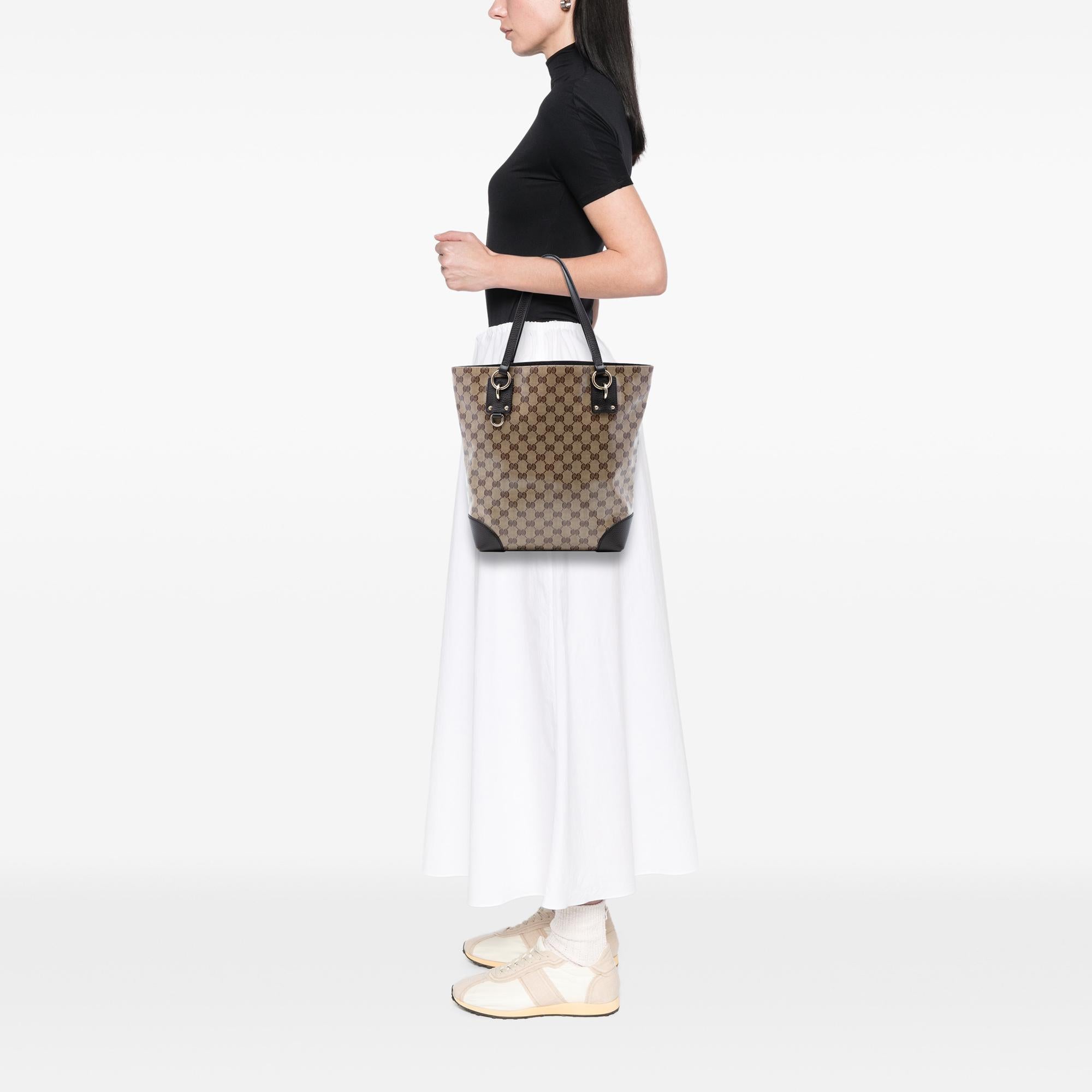 Gucci GG Crystal Vertical Charm Tote