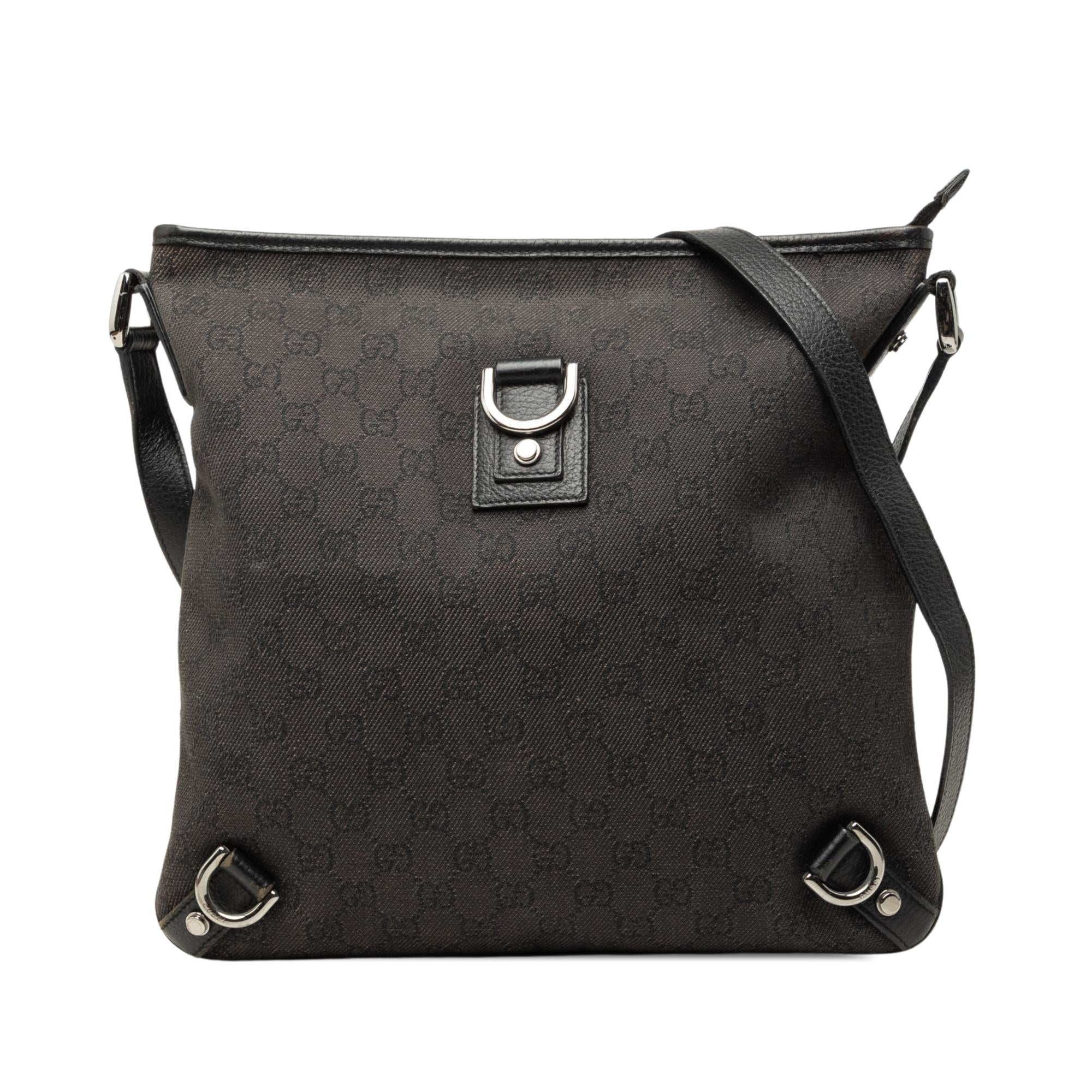 Gucci GG Denim Abbey D Ring Crossbody