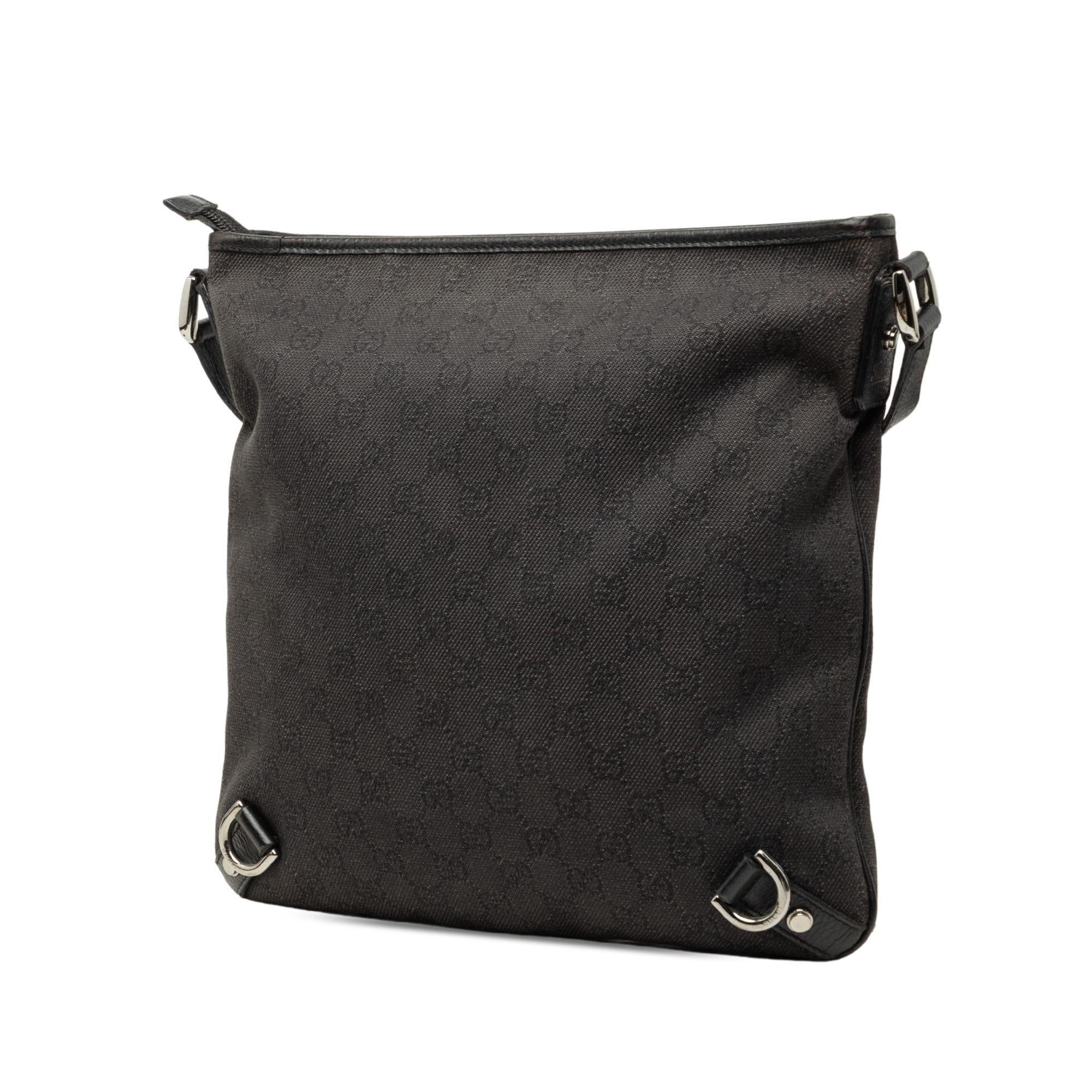 Gucci GG Denim Abbey D Ring Crossbody