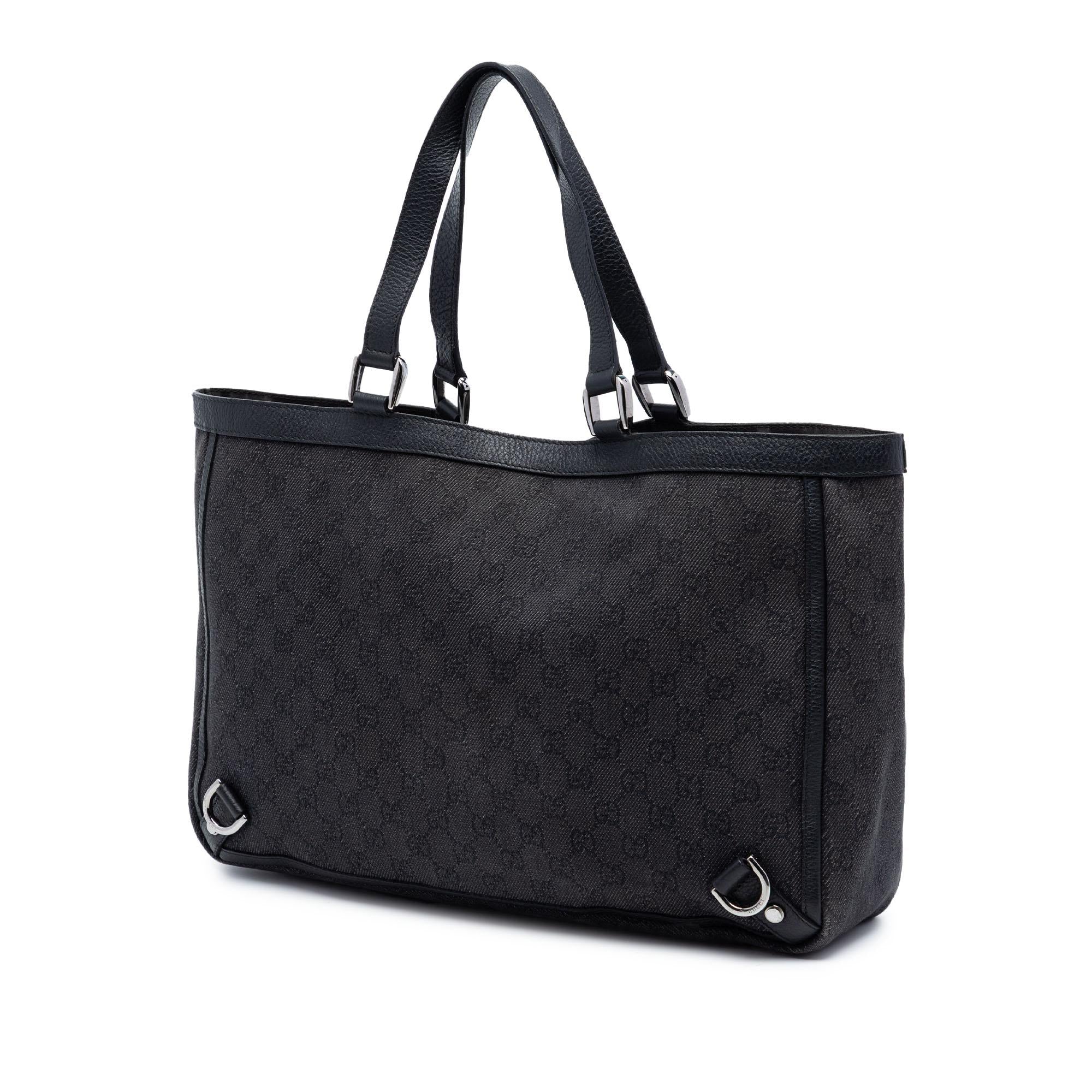 Gucci GG Denim Abbey D Ring Tote