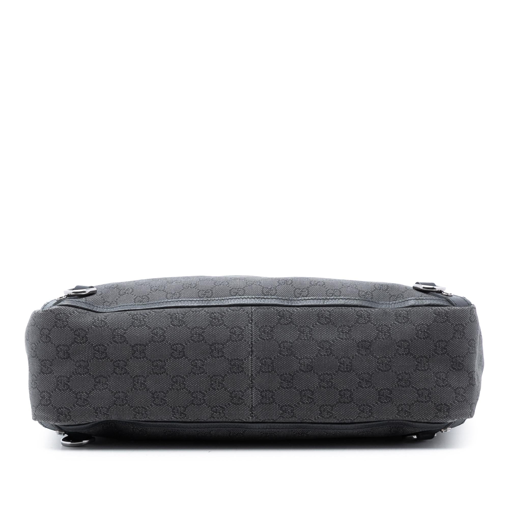 Gucci GG Denim Abbey D Ring Tote