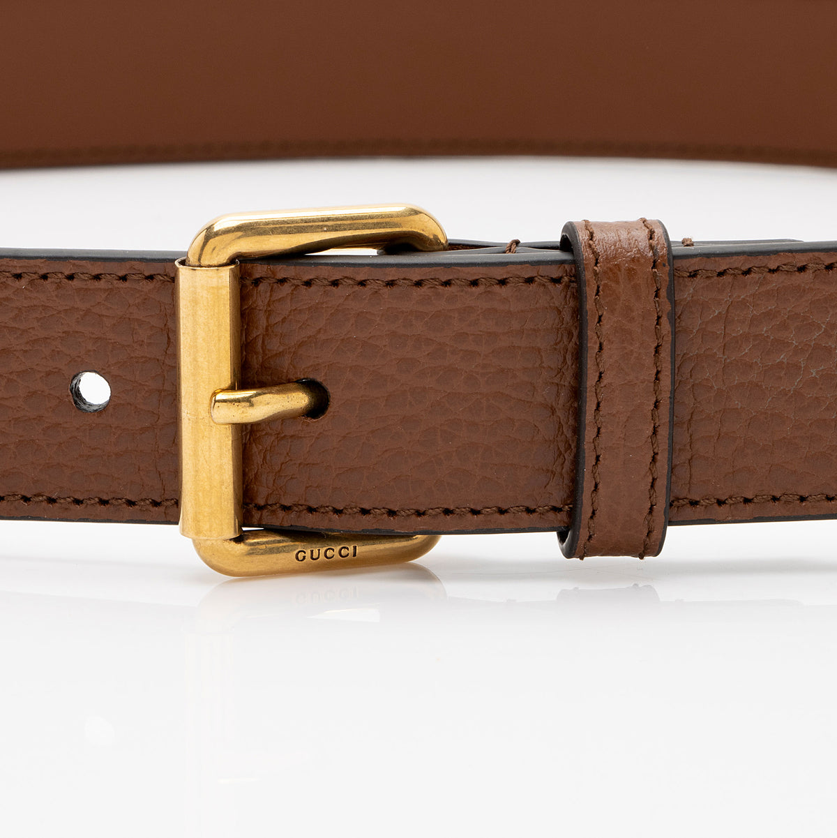 NEW GUCCI Denim belt Gucci New Denim GG Monogram Dollar Calfskin Web Retro  main image 4