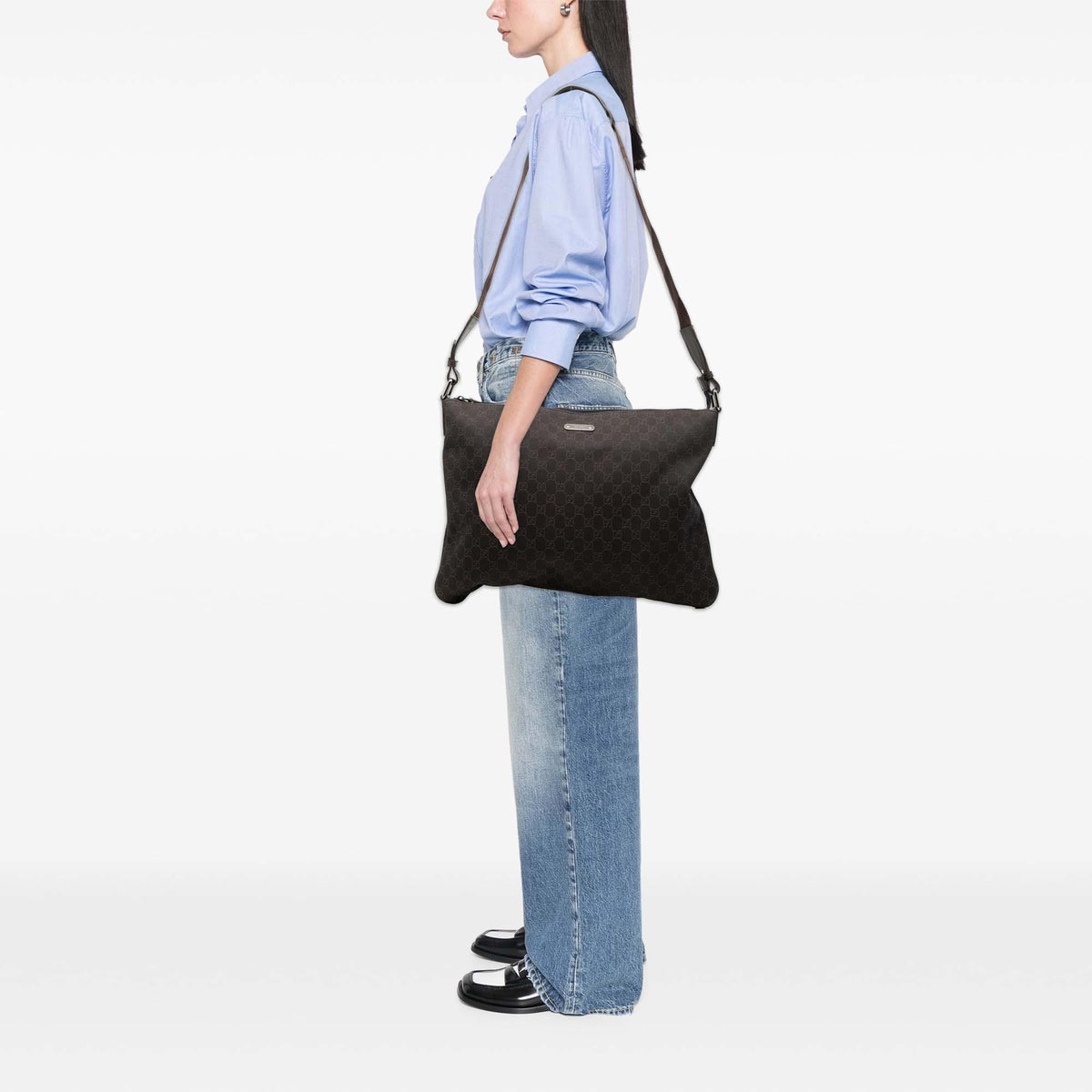 Gucci GG Denim Crossbody
