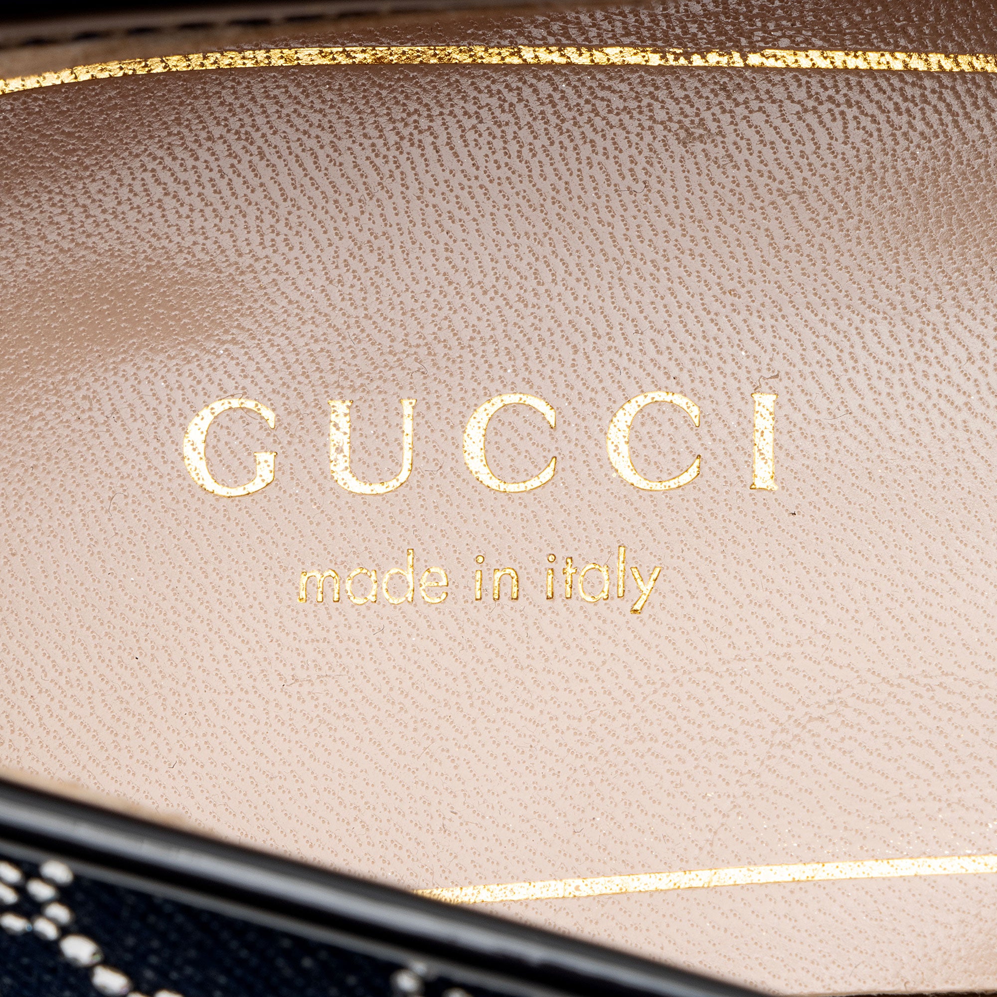 Gucci GG Denim Crystal Horsebit Jordaan Loafers - Size 6 / 36