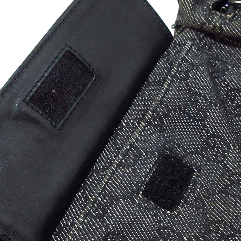 Gucci GG Denim Double Pocket Belt Bag (SHG-9qTC5e)