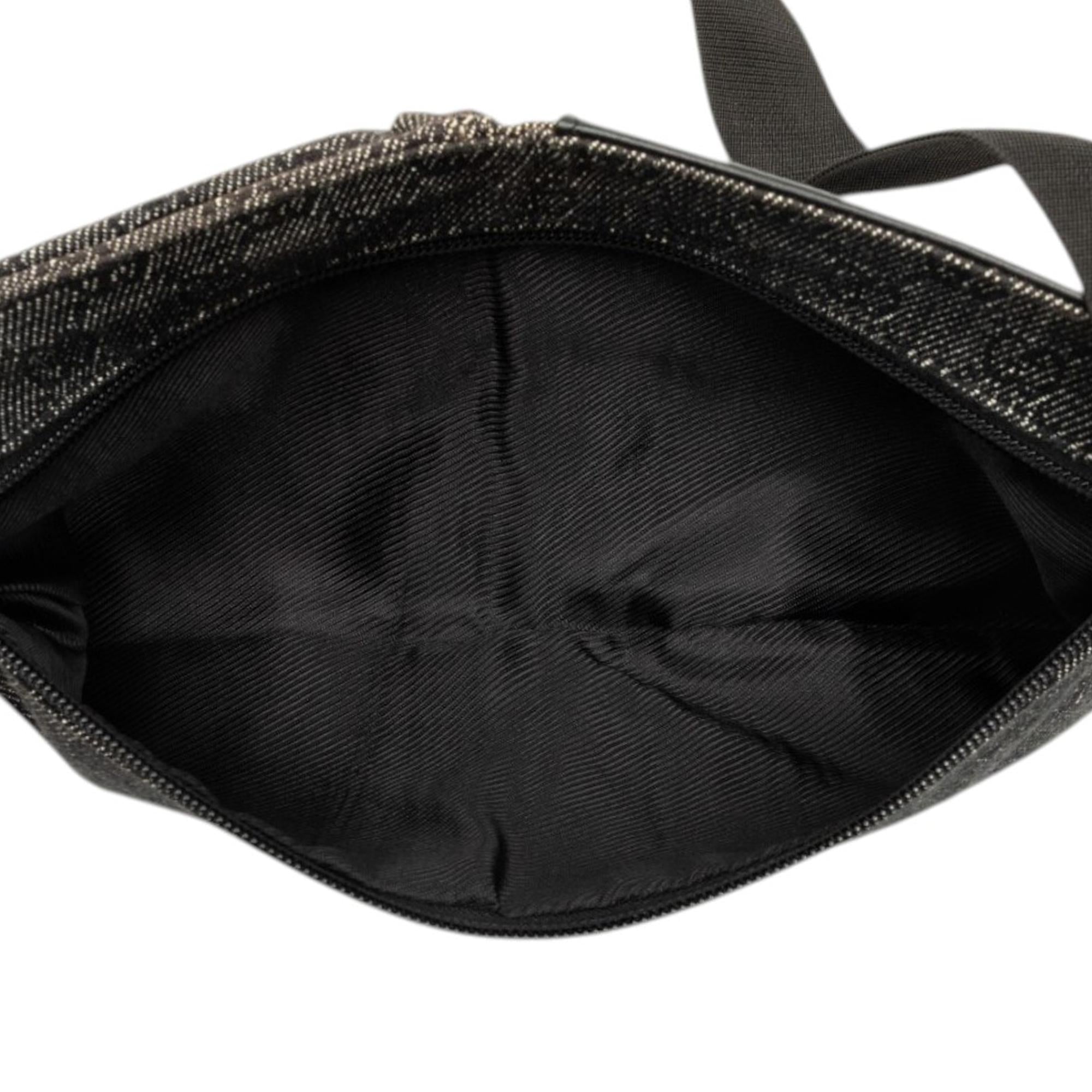 Gucci GG Denim Double Pocket Belt Bag