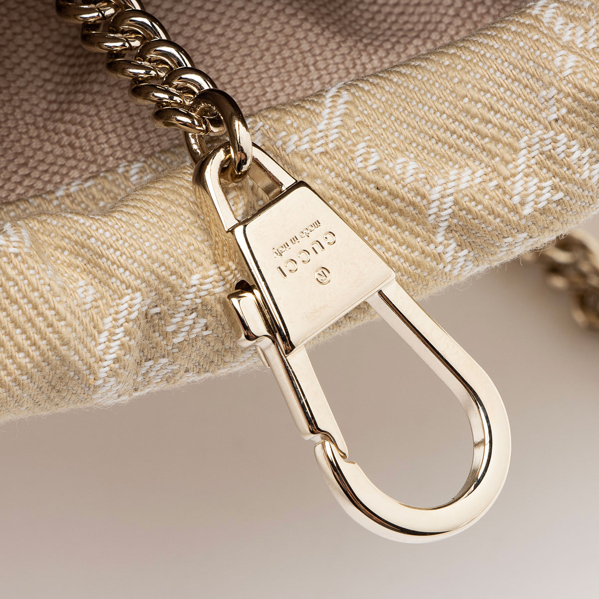 Gucci GG Denim GG Marmont Mini Bucket Bag