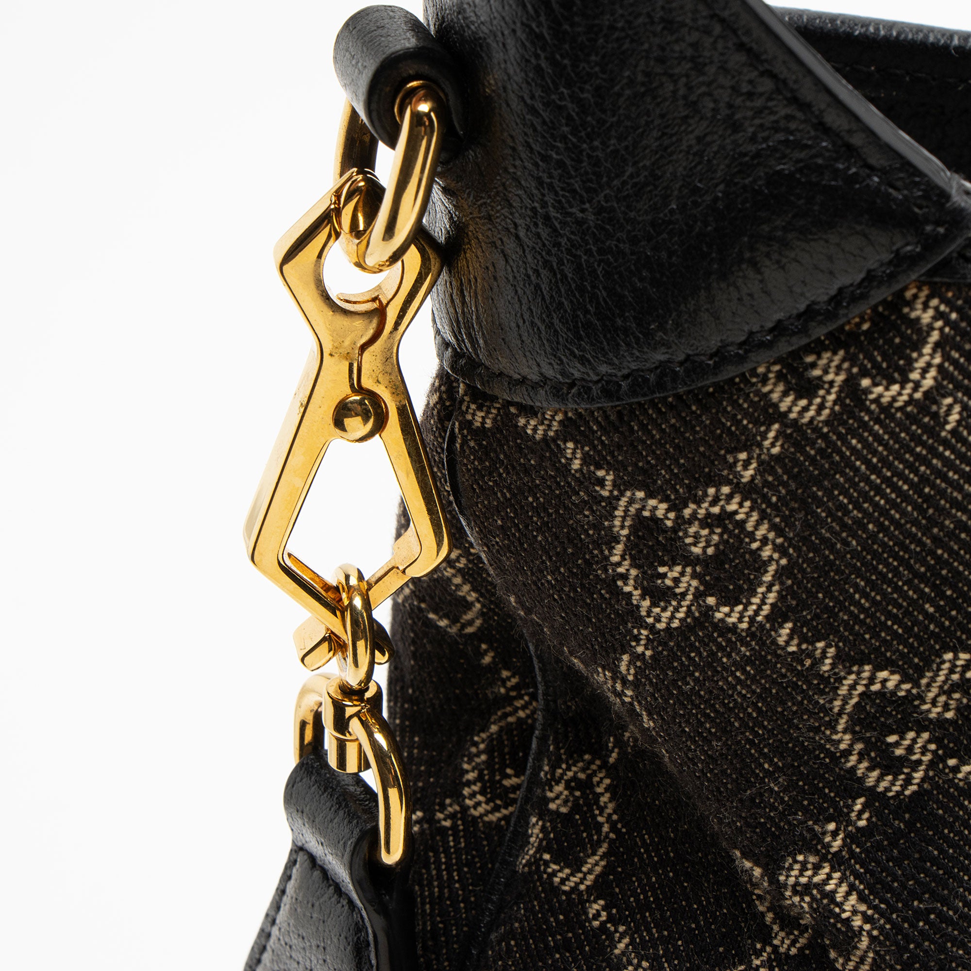 Gucci GG Denim Jackie 1961 Medium Shoulder Bag