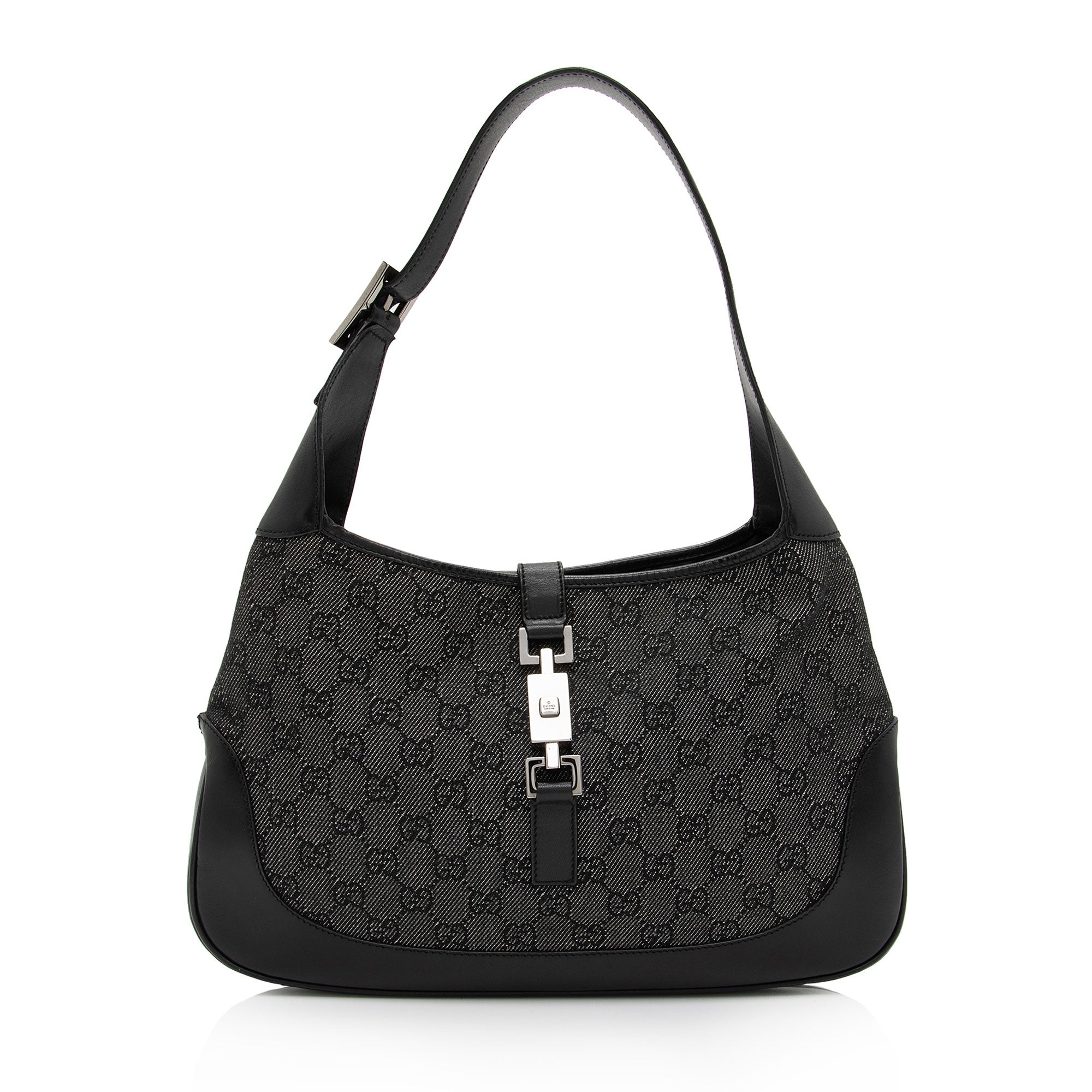 Gucci GG Denim Jackie Hobo (SHF-fYh4CG)