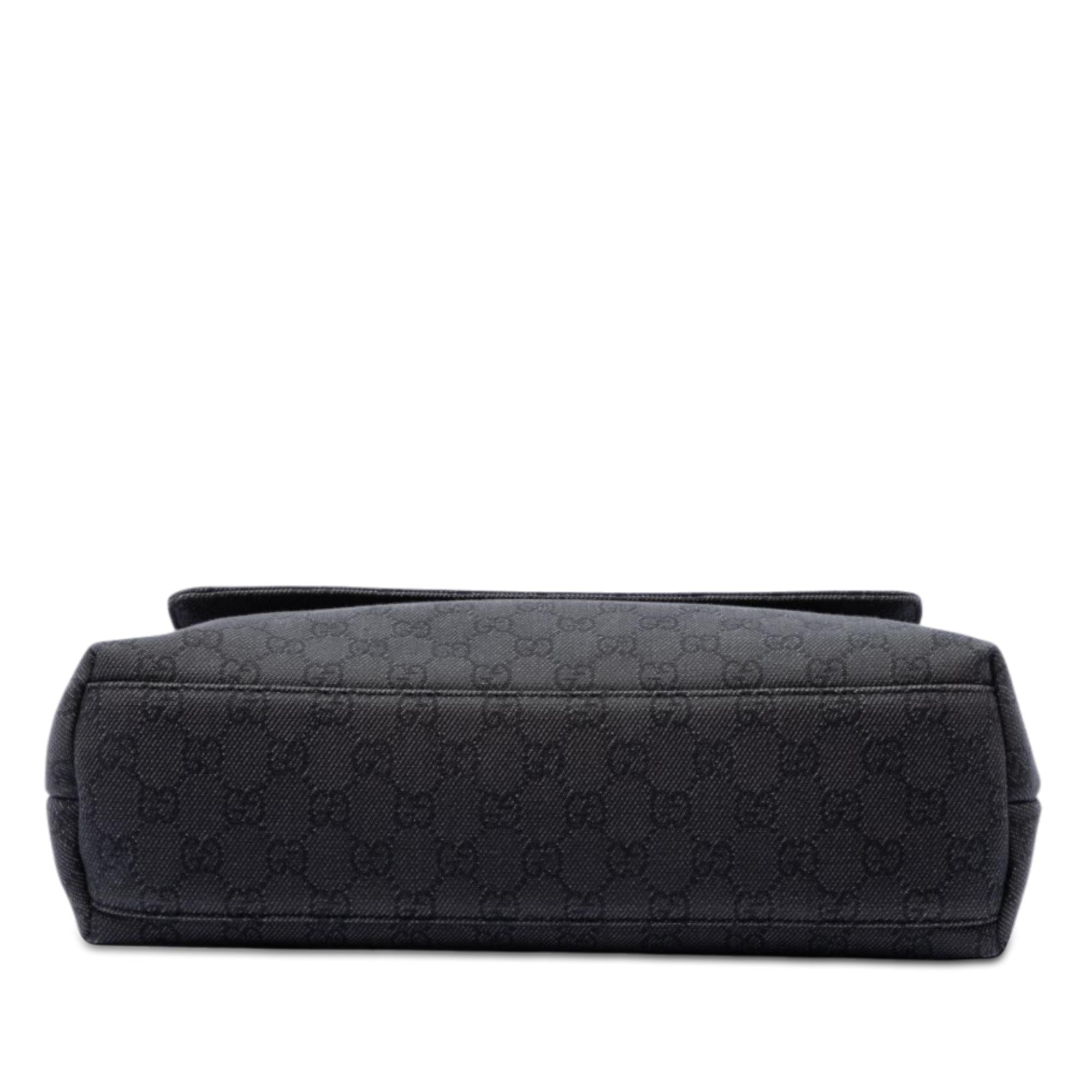 Gucci GG Denim Messenger Bag
