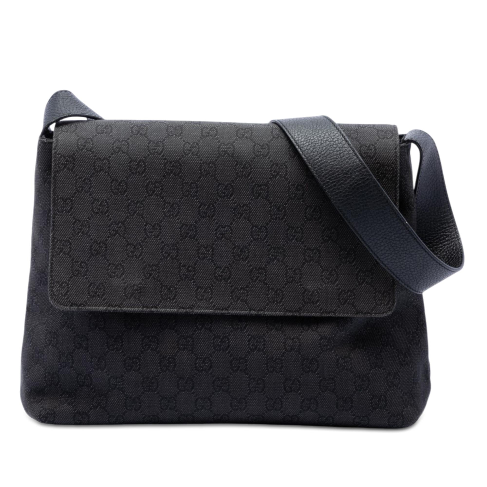 Gucci GG Denim Messenger Bag