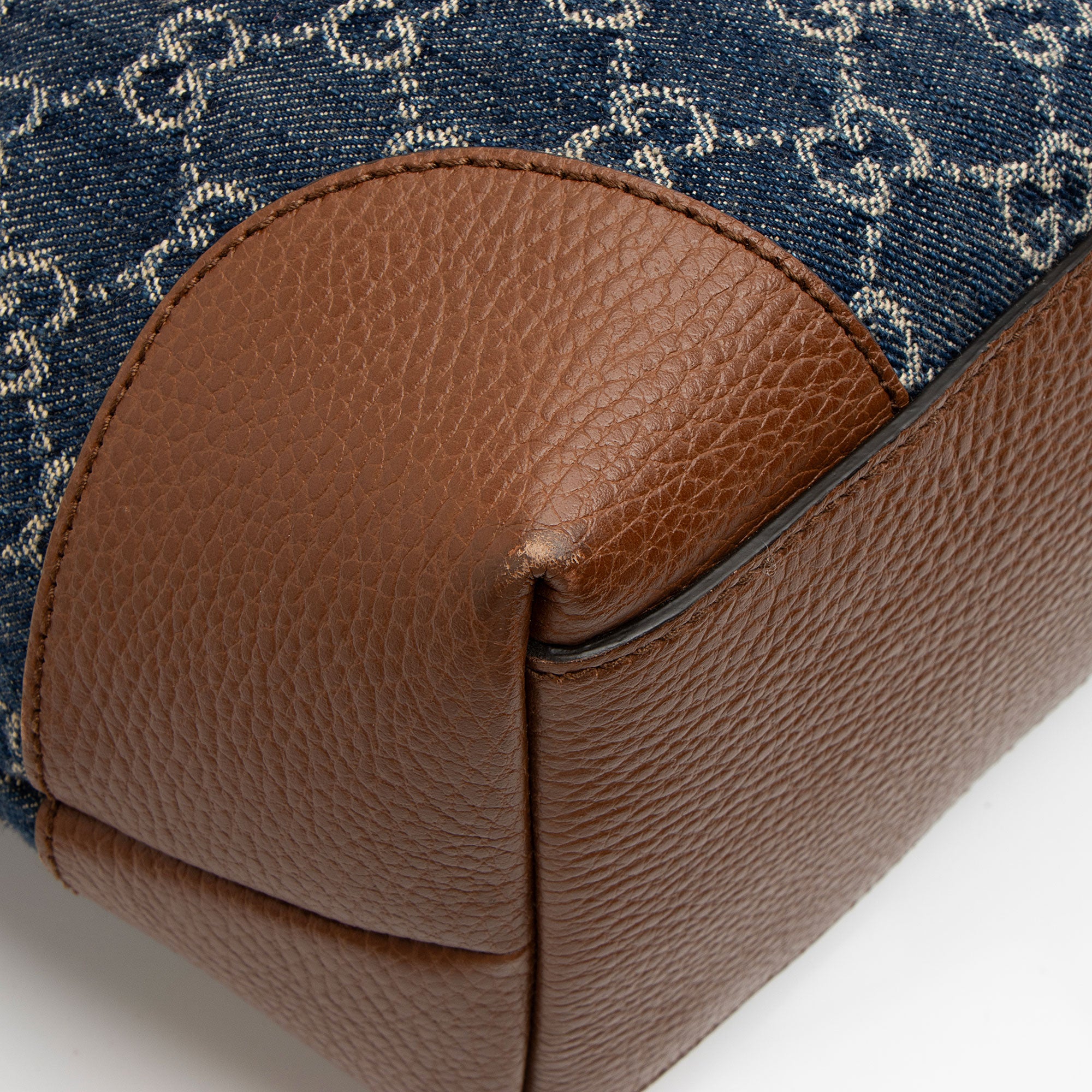 Gucci GG Denim Ophidia Medium Tote (SHF-eW1J5L)