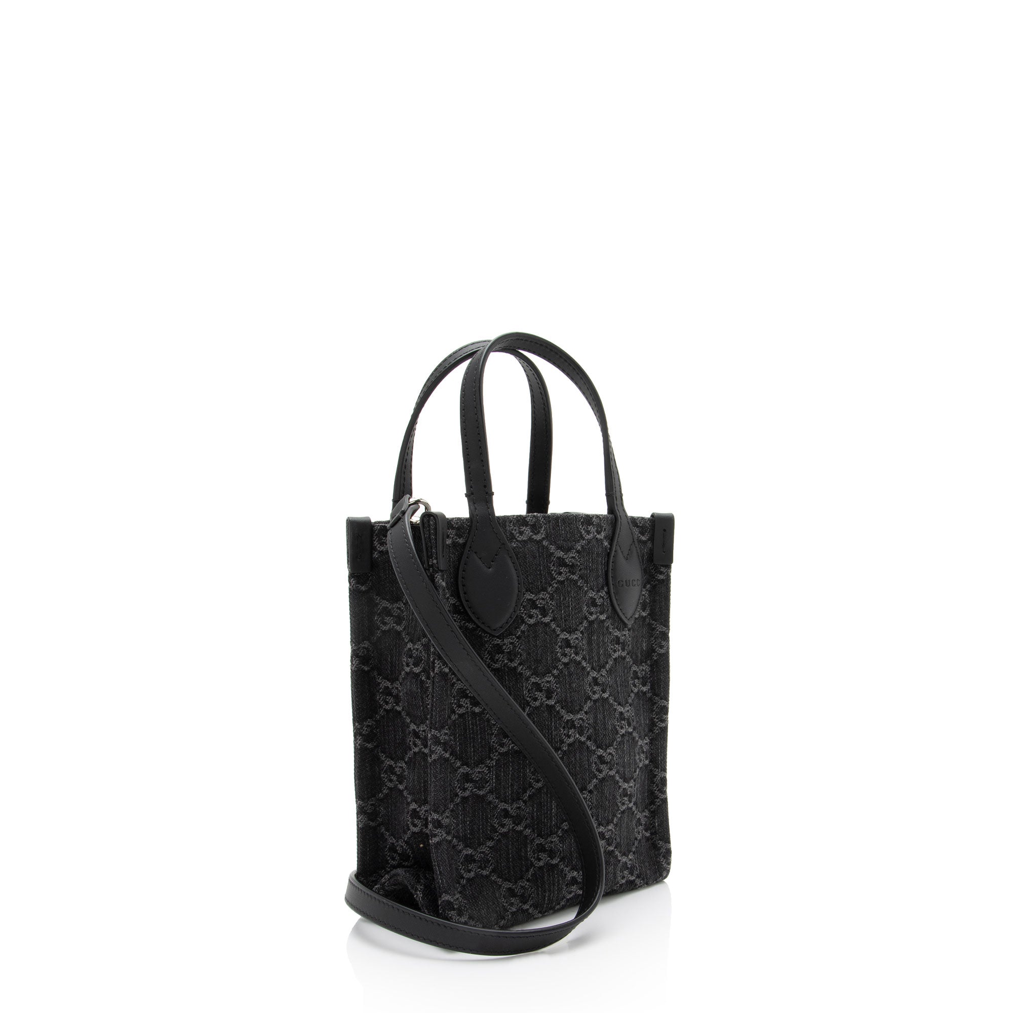 Gucci GG Denim Ophidia Mini Tote